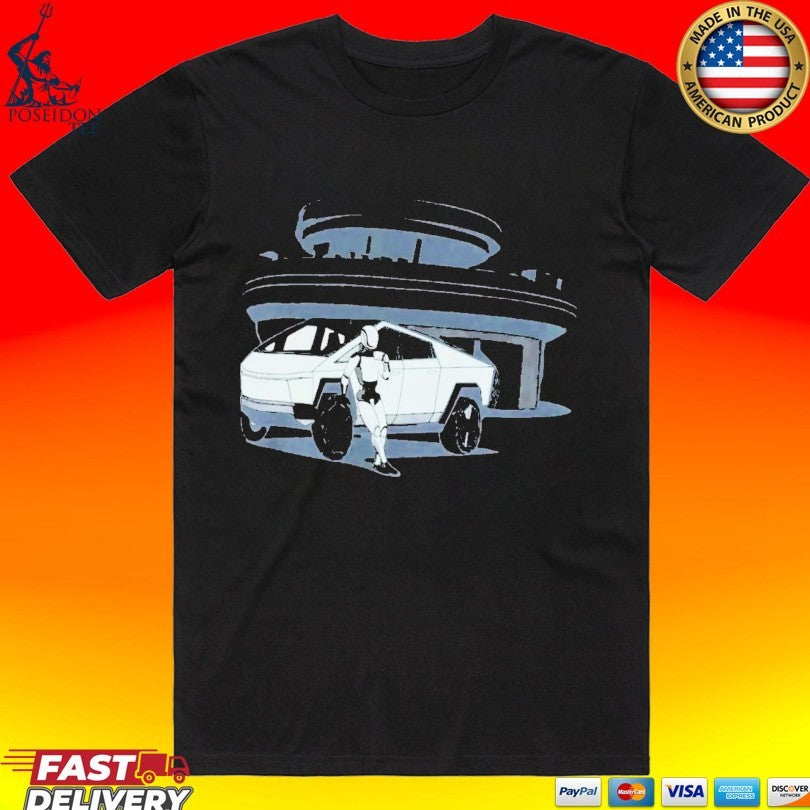 Tesla Evs And Espressos T-shirt Unisex T-shirt, Sweatshirt, Hoodie, Long Sleeve Tee - T-Shirt, Sweatshirt, Hoodie