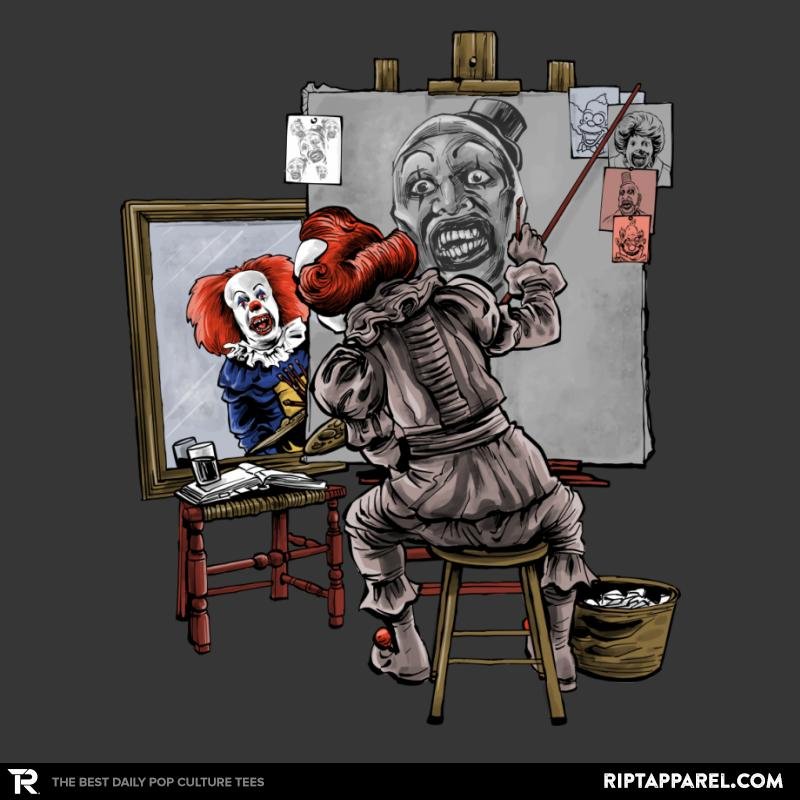 Triple Clown Portrait Unisex T-shirt, Sweatshirt, Hoodie, Long Sleeve Tee - T-Shirt, Sweatshirt, Hoodie