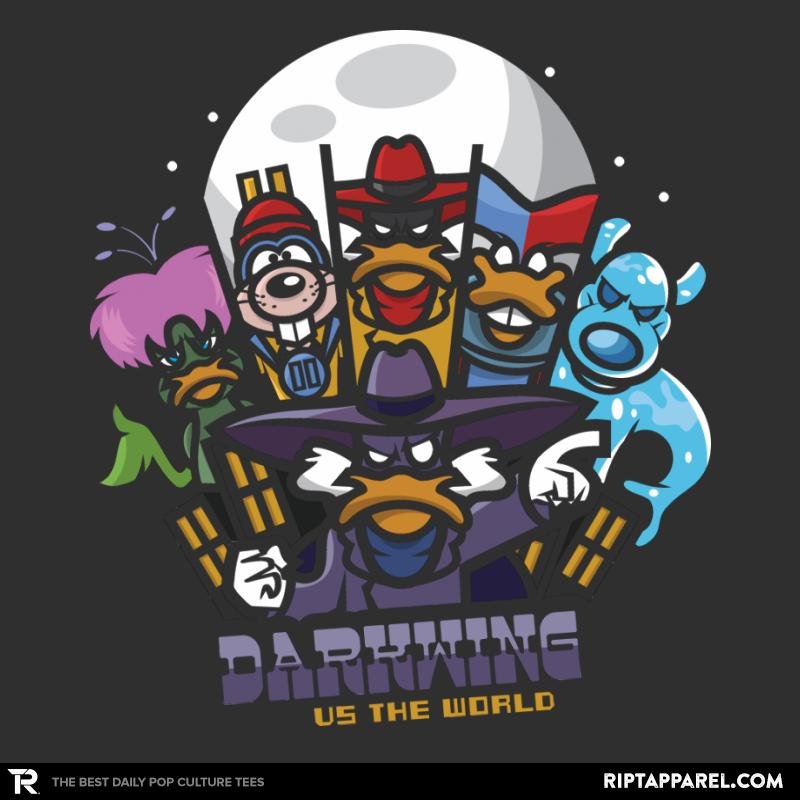 Darkwing Vs The World Unisex T-shirt, Sweatshirt, Hoodie, Long Sleeve Tee - T-Shirt, Sweatshirt, Hoodie