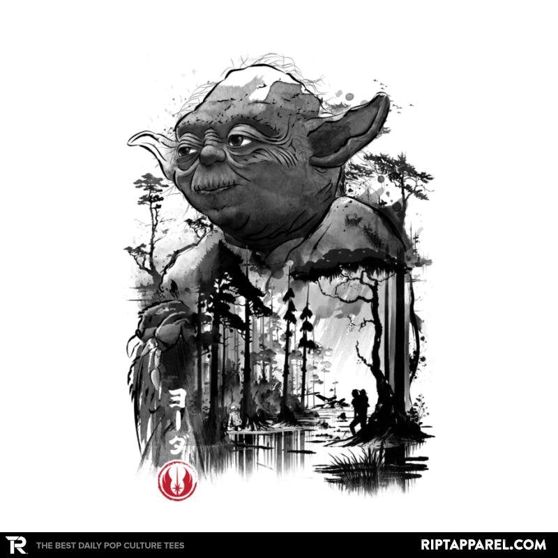 The Master in the Swamp sumi-e Unisex T-shirt, Sweatshirt, Hoodie, Long Sleeve Tee - T-Shirt, Sweatshirt, Hoodie