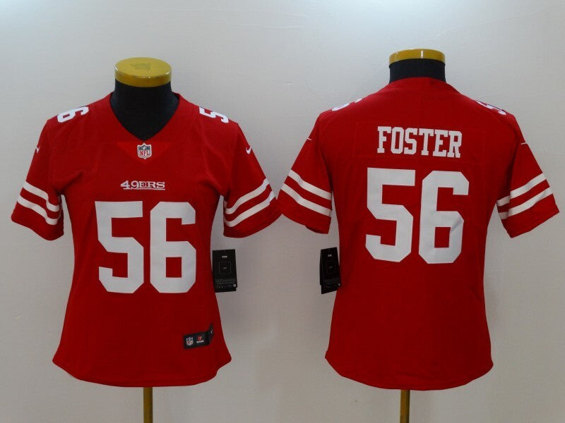 49ers 49 (Women's) Style 3 Football Jersey football jersey product view 1