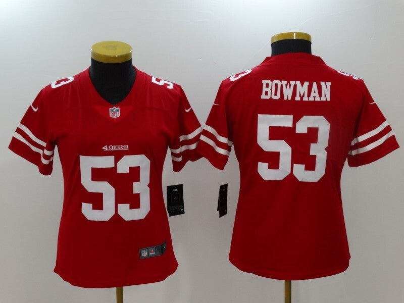 49ers 49 (Women's) Style 6 Football Jersey football jersey product view 1