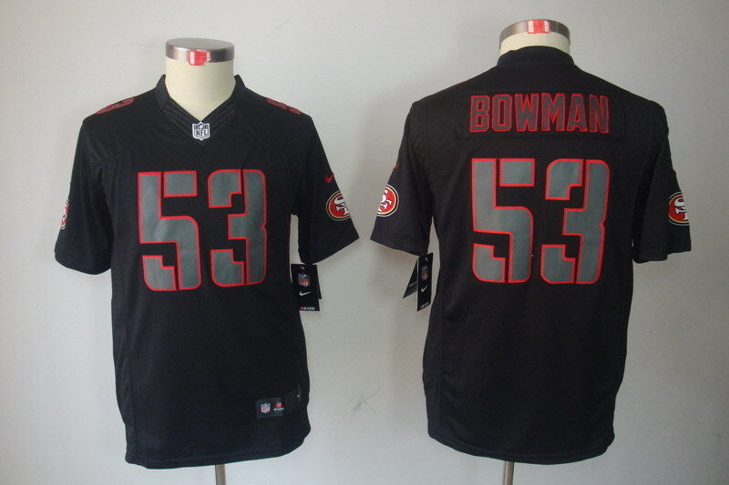 49ers 49 ( Youth) Style 12 Football Jersey football jersey product view 1