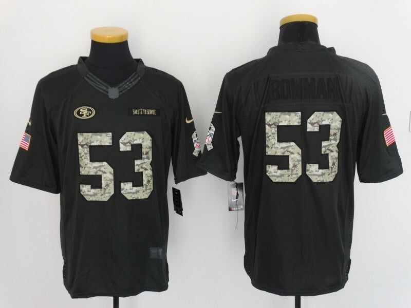 49ers Style 12 Football Jersey football jersey product view 1