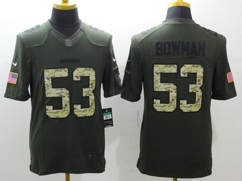 49ers Style 14 Football Jersey football jersey product view 1