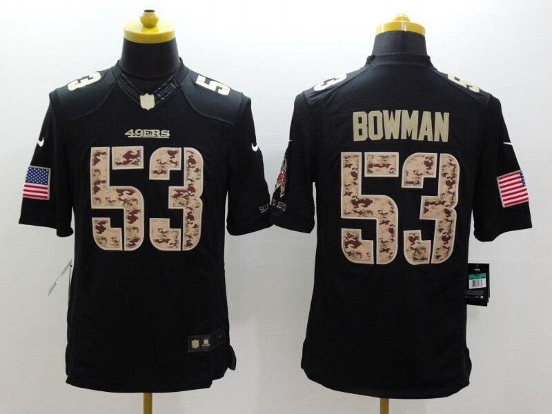 49ers Style 21 Football Jersey football jersey product view 1