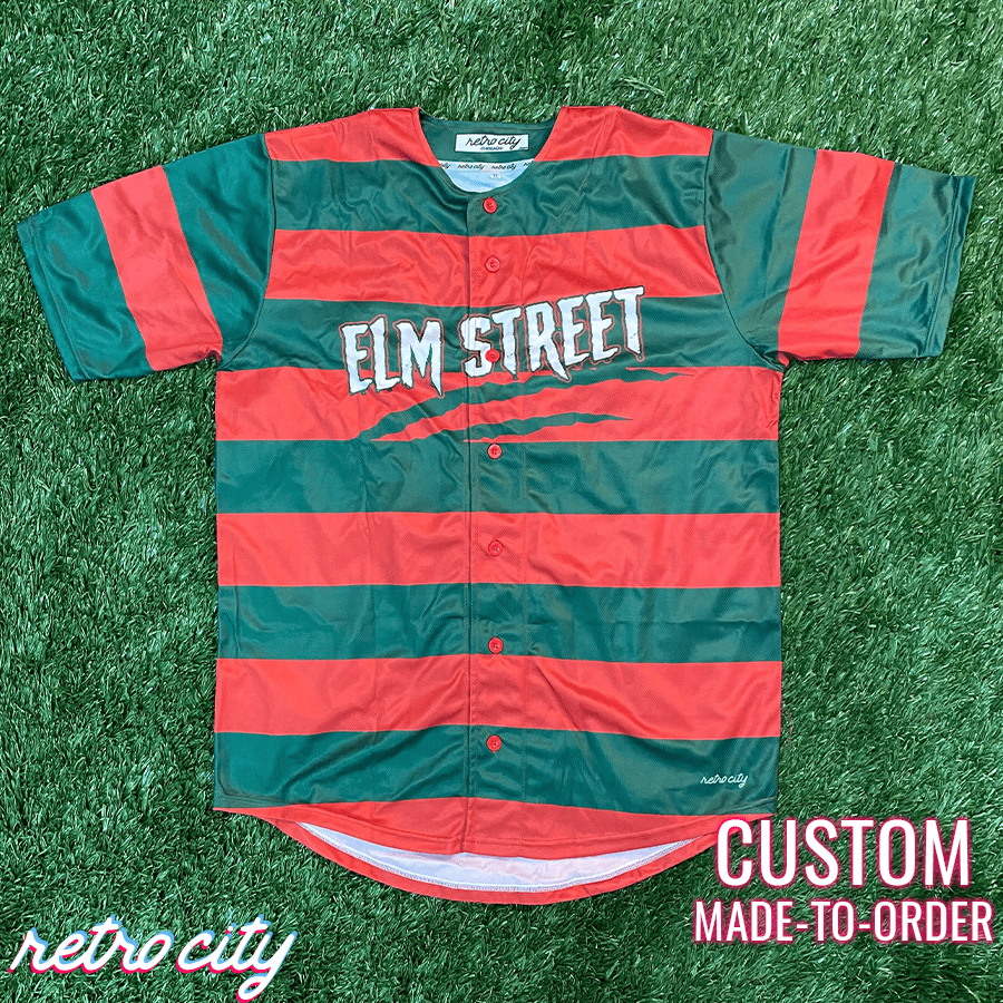 Elm Street Sweet Dreams Custom Baseball Jersey baseball jersey product view 4