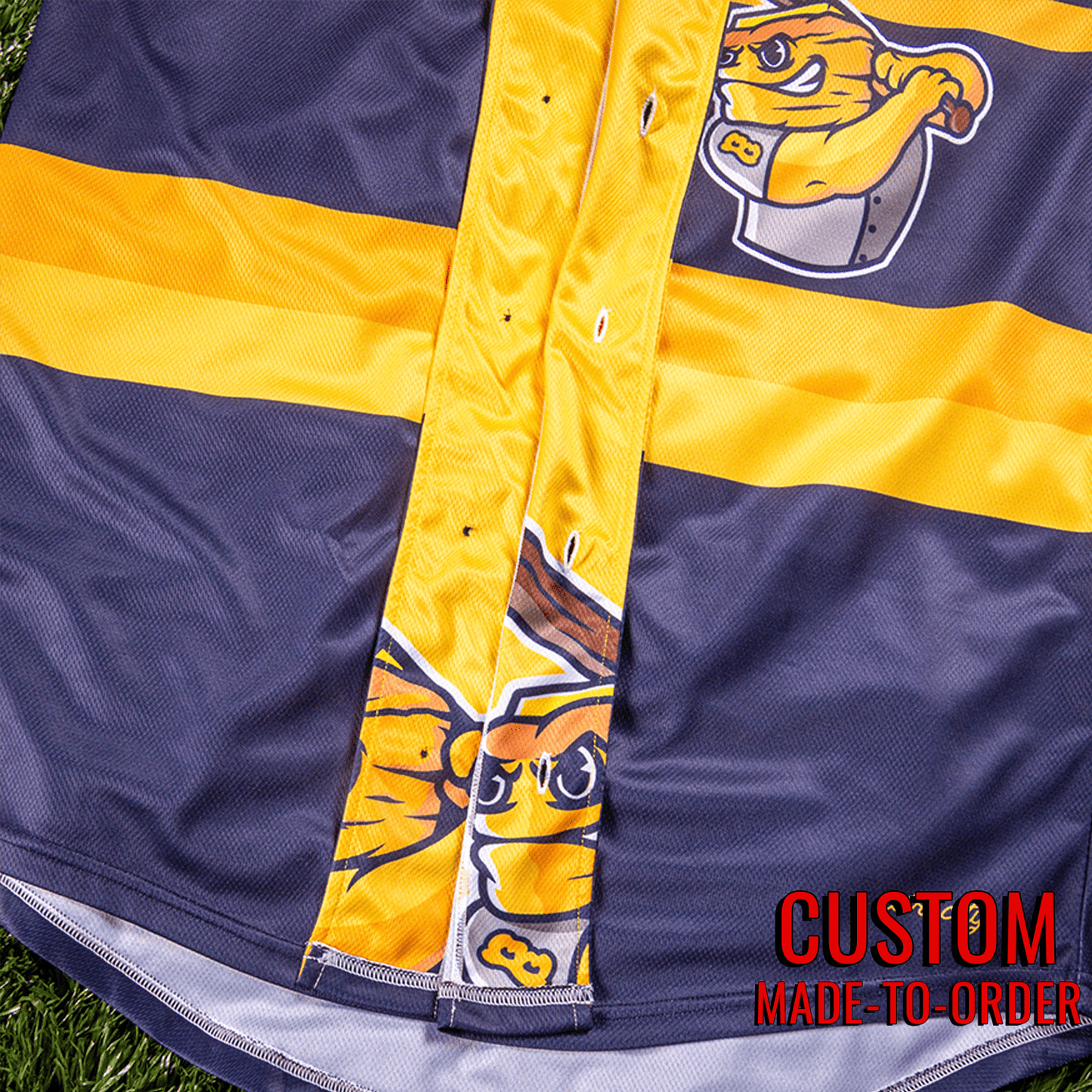 San Diego Brunch Seamhead Baseball League Jersey (Away) *CUSTOM* baseball jersey product view 4