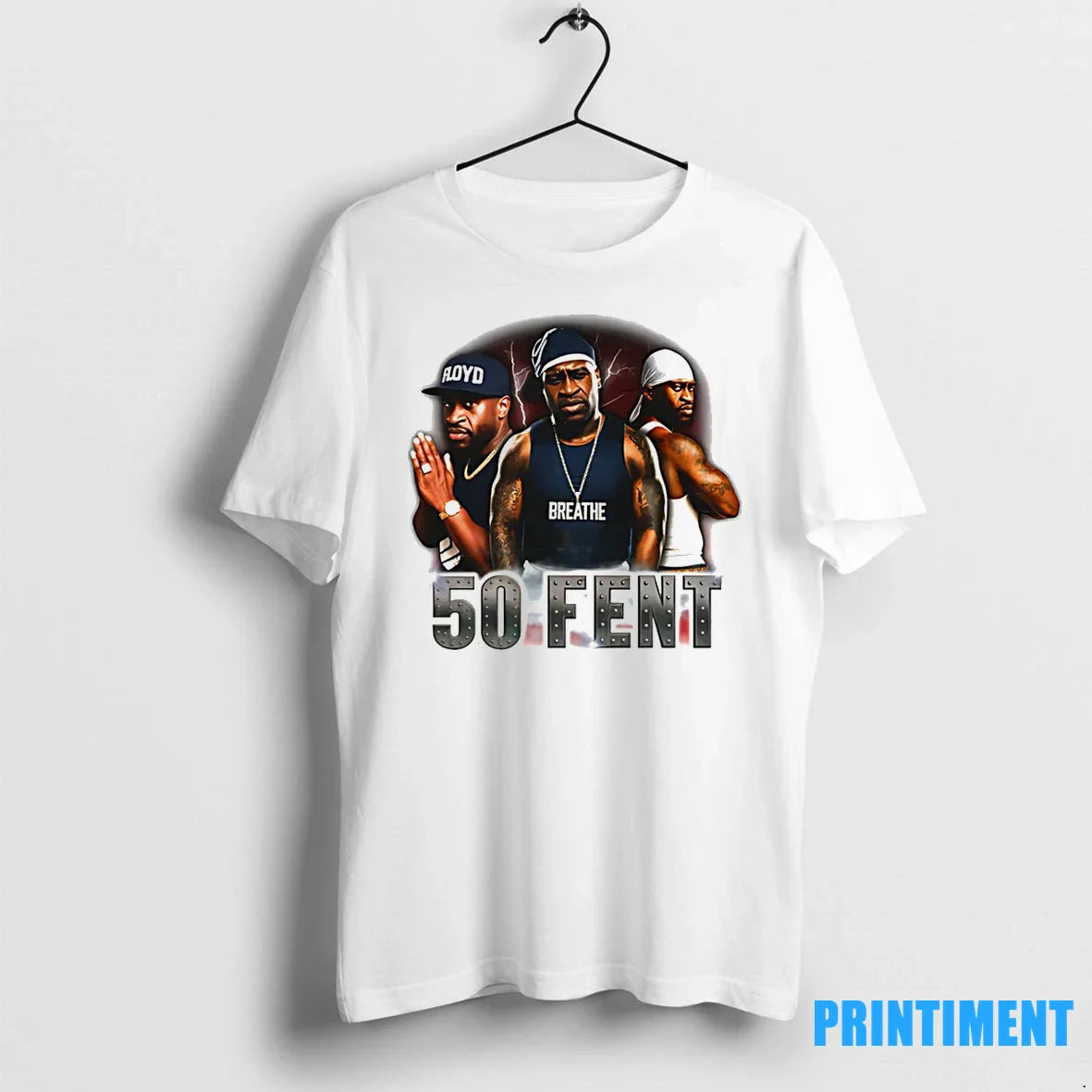 50 Fent George Floyd Graphic Tshirts Sweater Unisex T-shirt, Sweatshirt, Hoodie, Long Sleeve Tee - T-Shirt, Sweatshirt, Hoodie