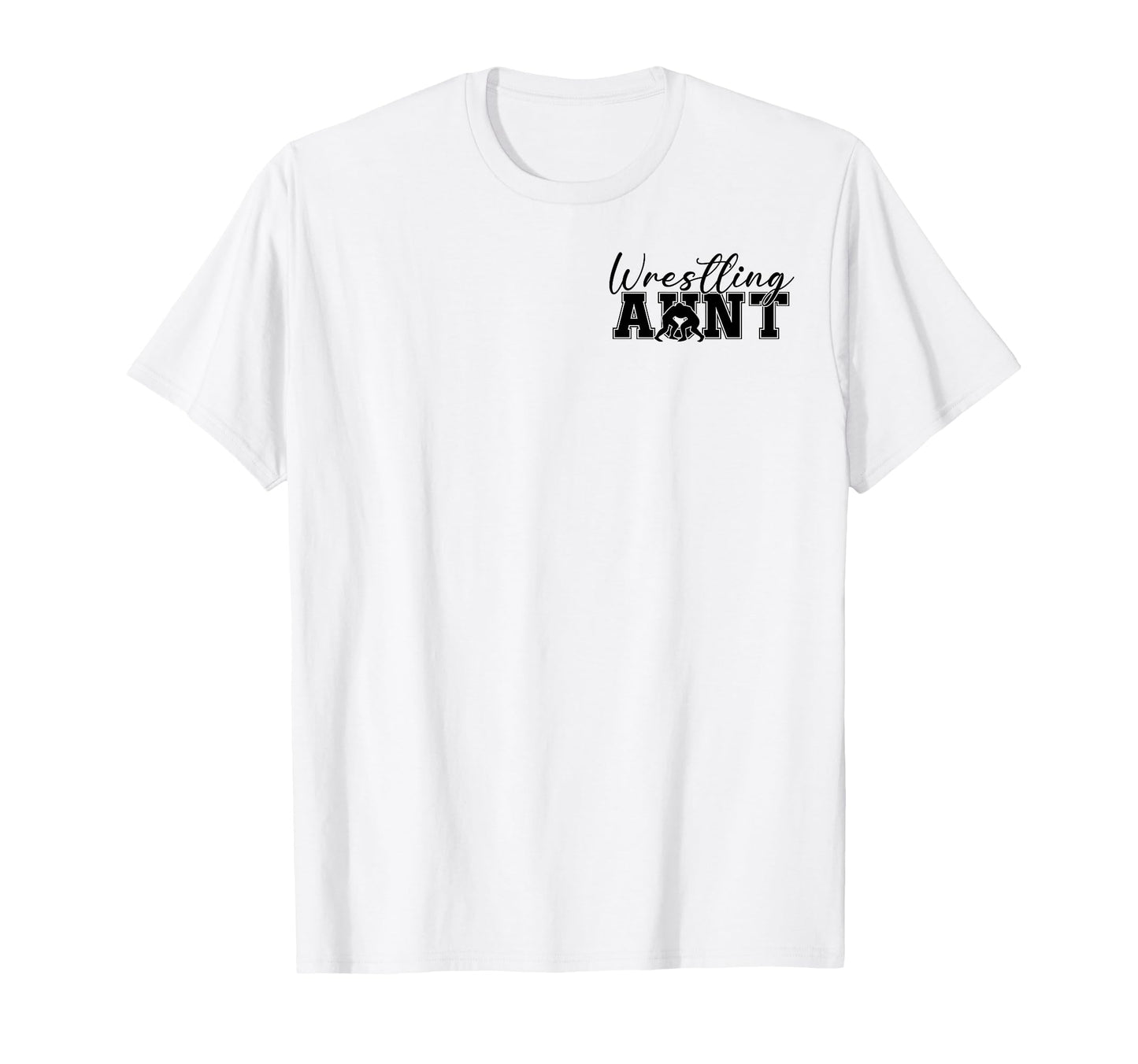 Wrestling Aunt My Heart Is That Mat Aunt T-Shirt - Graphic Print Unisex - T-Shirt, Sweatshirt, Hoodie