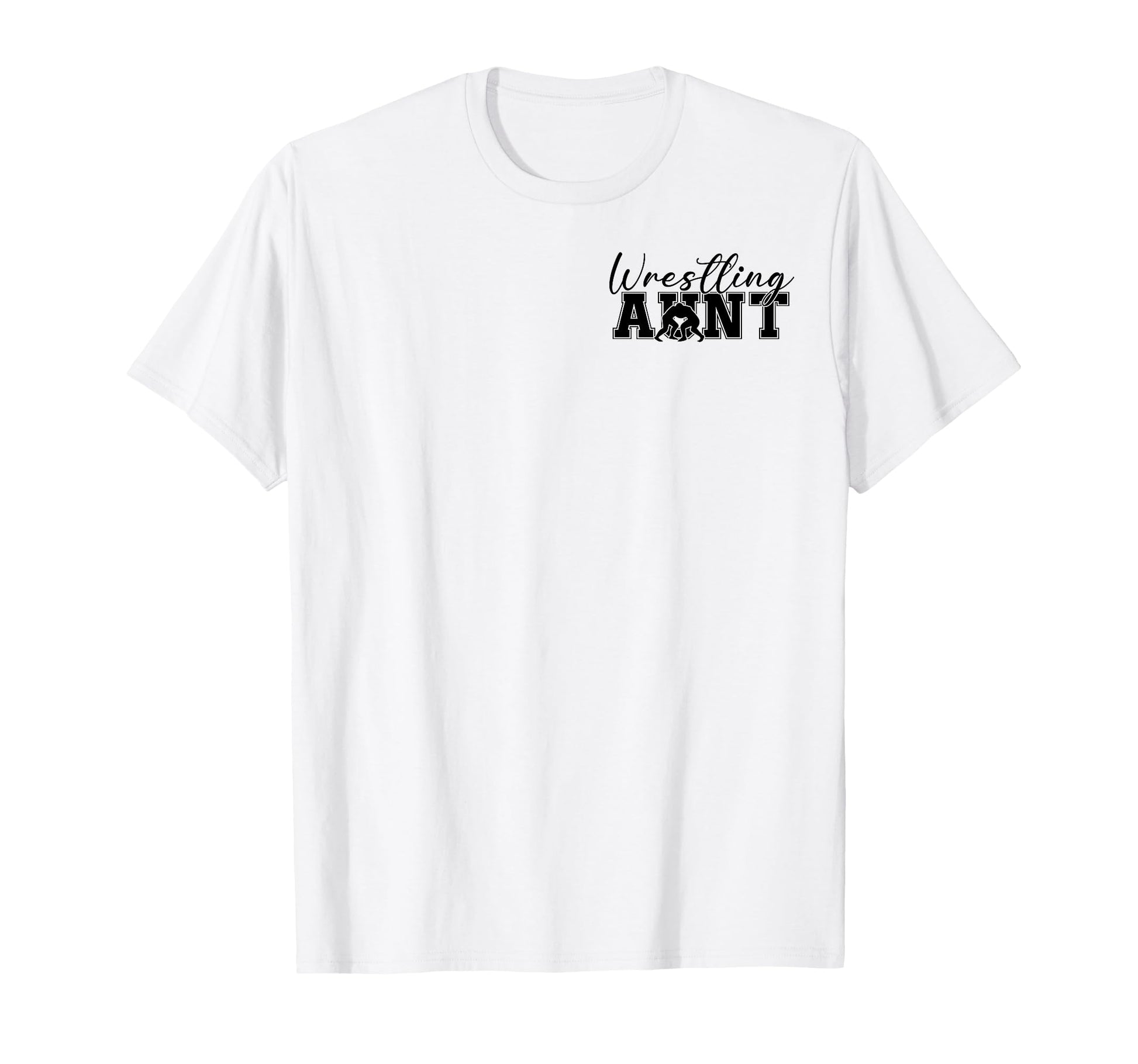 Wrestling Aunt My Heart Is That Mat Aunt T-Shirt - Graphic Print Unisex - T-Shirt, Sweatshirt, Hoodie