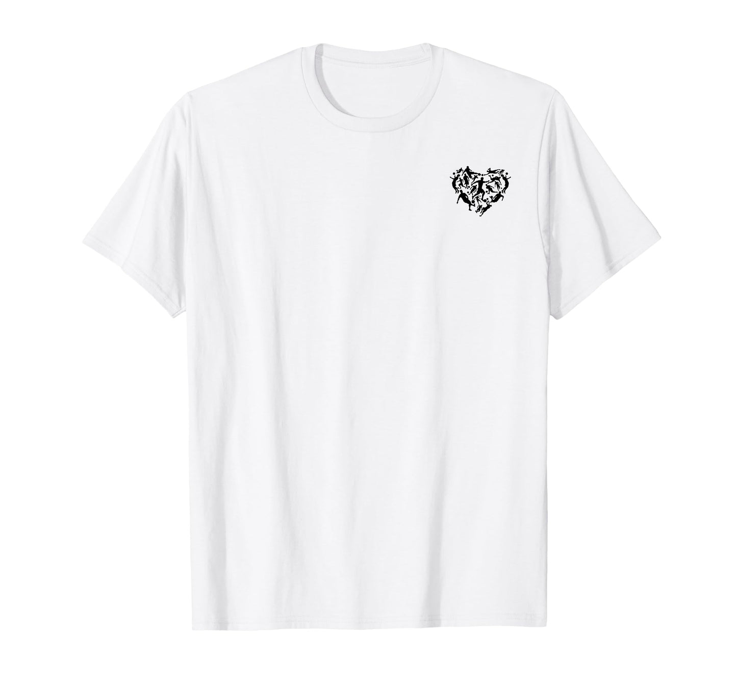 Playing Soccer Heart Soccer Player T-Shirt - Aesthetic Graphic Unisex - T-Shirt, Sweatshirt, Hoodie