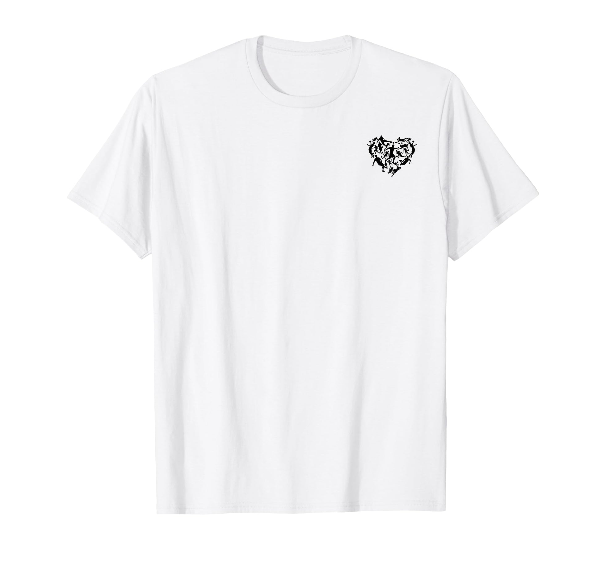 Playing Soccer Heart Soccer Player T-Shirt - Aesthetic Graphic Unisex - T-Shirt, Sweatshirt, Hoodie