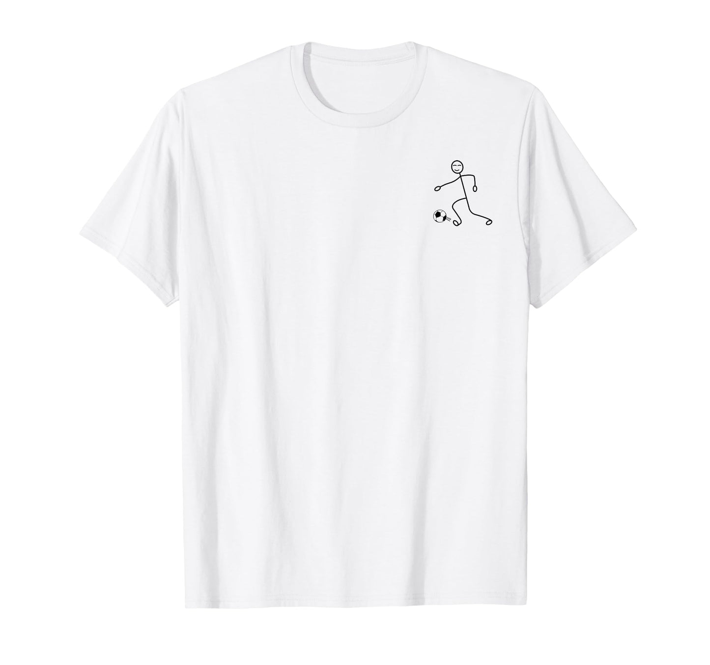 Stick Figure Soccer Player Stick Figure T-Shirt - Trendy Graphic Unisex - T-Shirt, Sweatshirt, Hoodie