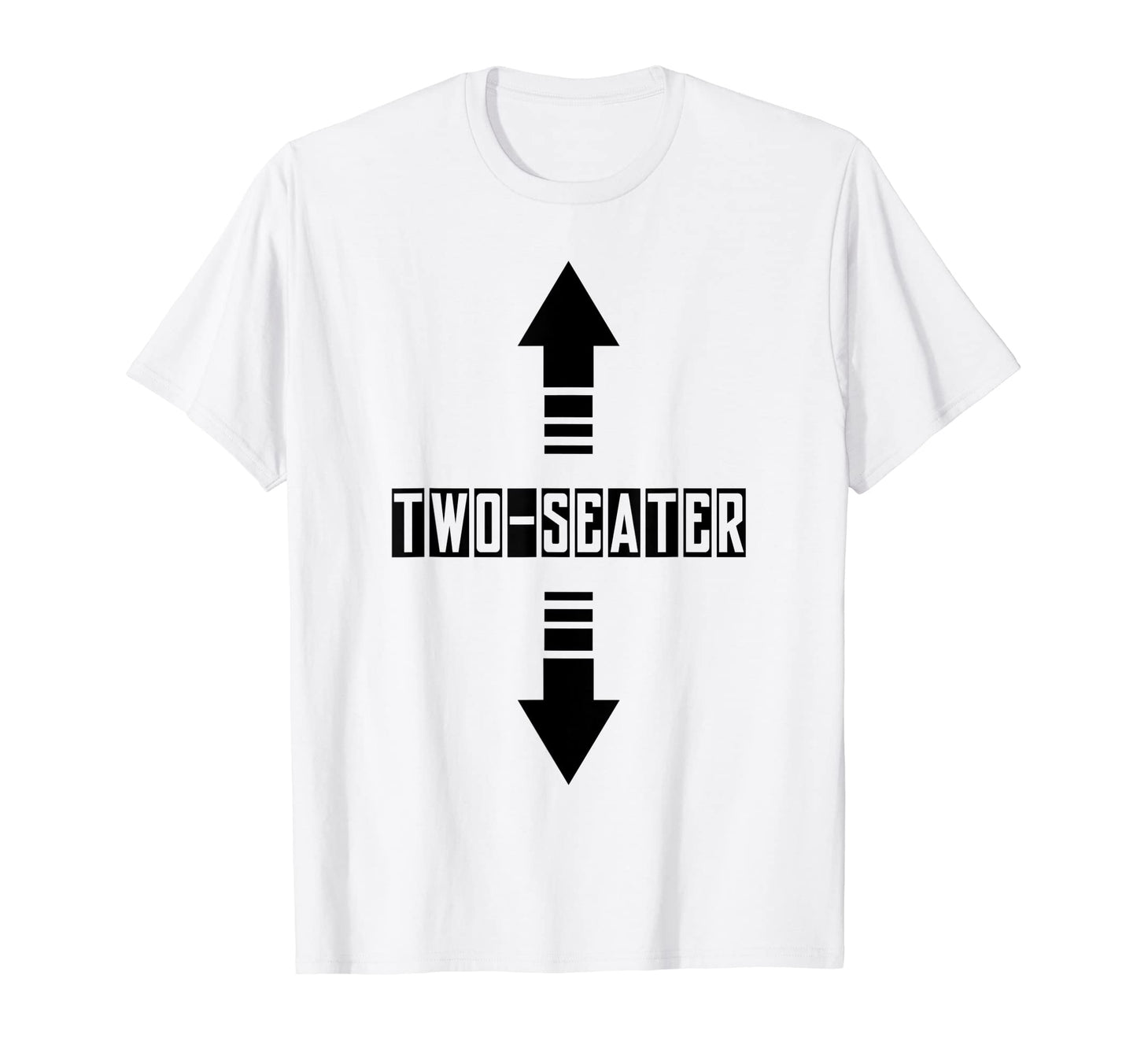 Mens Two Seater Two Seater Funny Dad T-Shirt - Aesthetic Graphic Unisex - T-Shirt, Sweatshirt, Hoodie