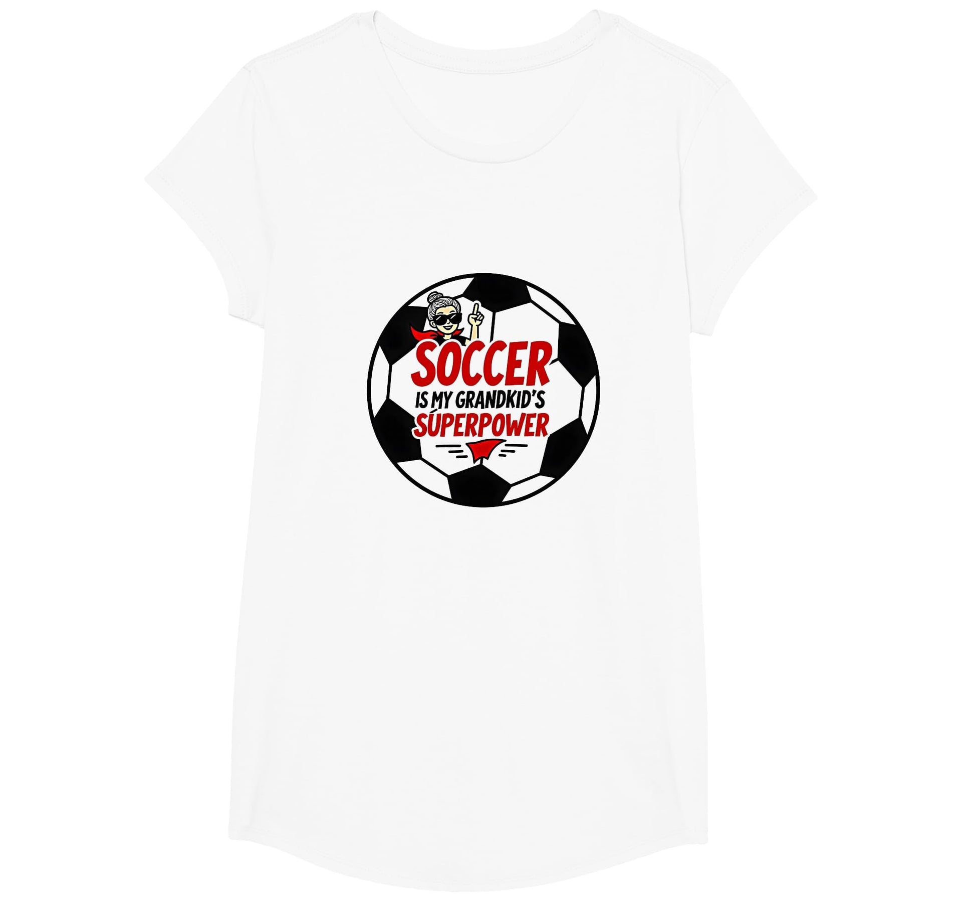 Soccer Grandmas My Grandkids Superpower T-Shirt - Unique Graphic Unisex - T-Shirt, Sweatshirt, Hoodie