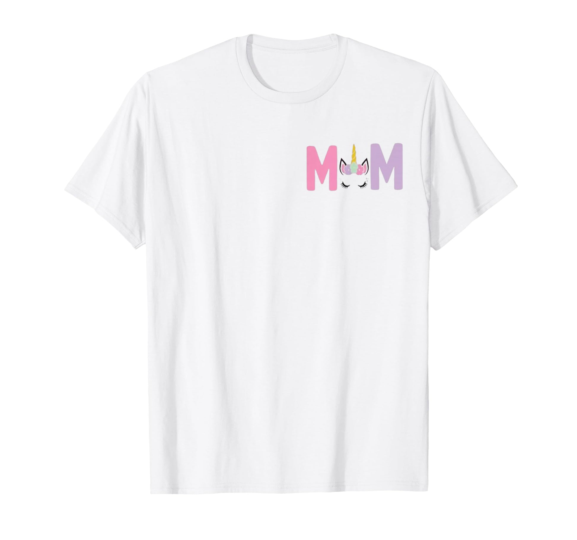 Unicorn Mom First Birthday Family T-Shirt - Graphic Print for Adults - T-Shirt, Sweatshirt, Hoodie