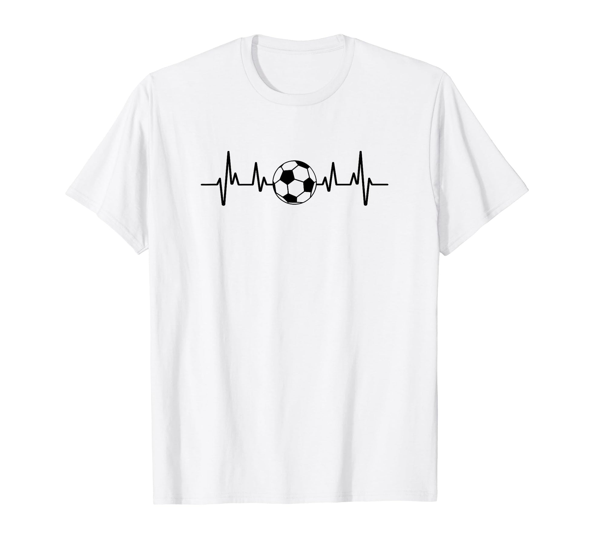 Soccer Heartbeat Sports Soccer Gift T-Shirt - Streetwear Style for Adults - T-Shirt, Sweatshirt, Hoodie