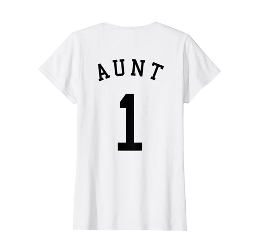 Aunt Team Uniform No 1 Volleyball T-Shirt - Graphic Print for Adults - T-Shirt, Sweatshirt, Hoodie
