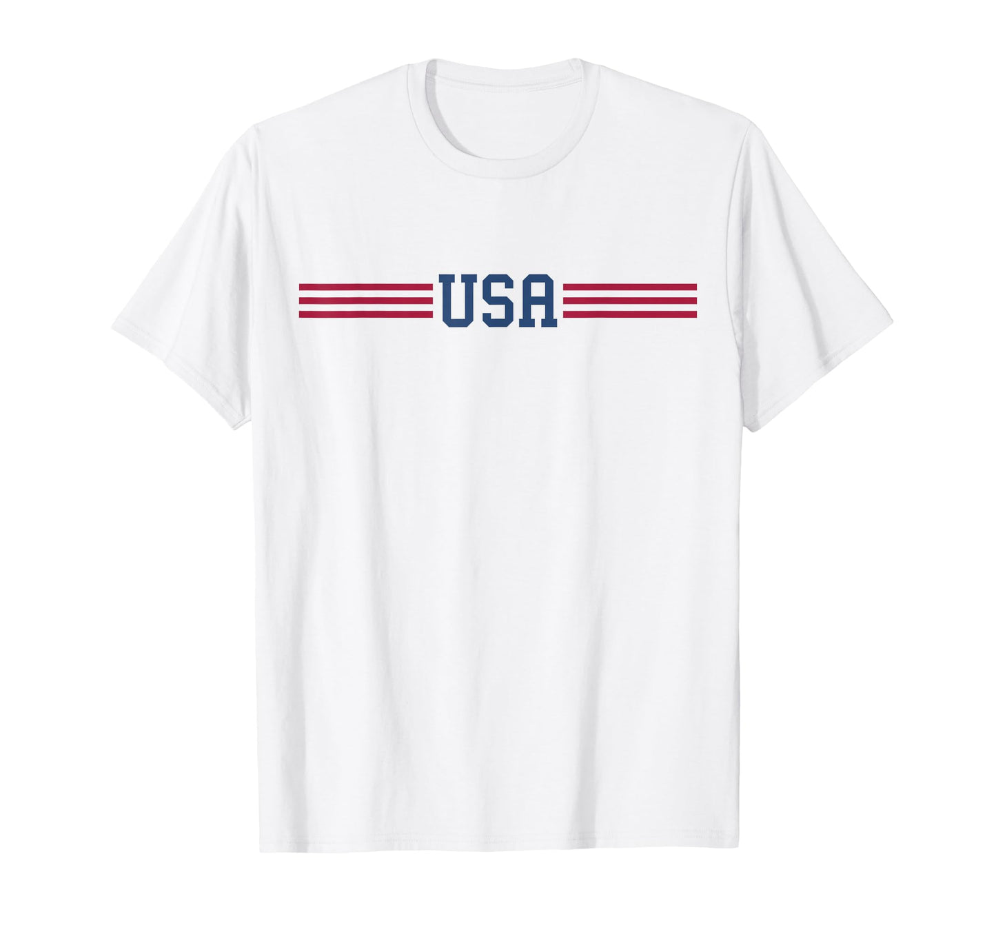 Usa Patriotic American White 4Th T-Shirt - Fun Novelty Design for Adults - T-Shirt, Sweatshirt, Hoodie