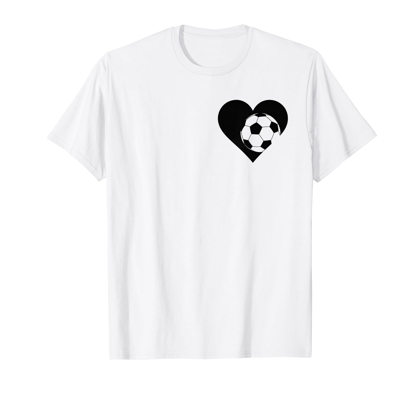 Soccer Love Heart Fans And Players T-Shirt - Unique Graphic for Adults - T-Shirt, Sweatshirt, Hoodie
