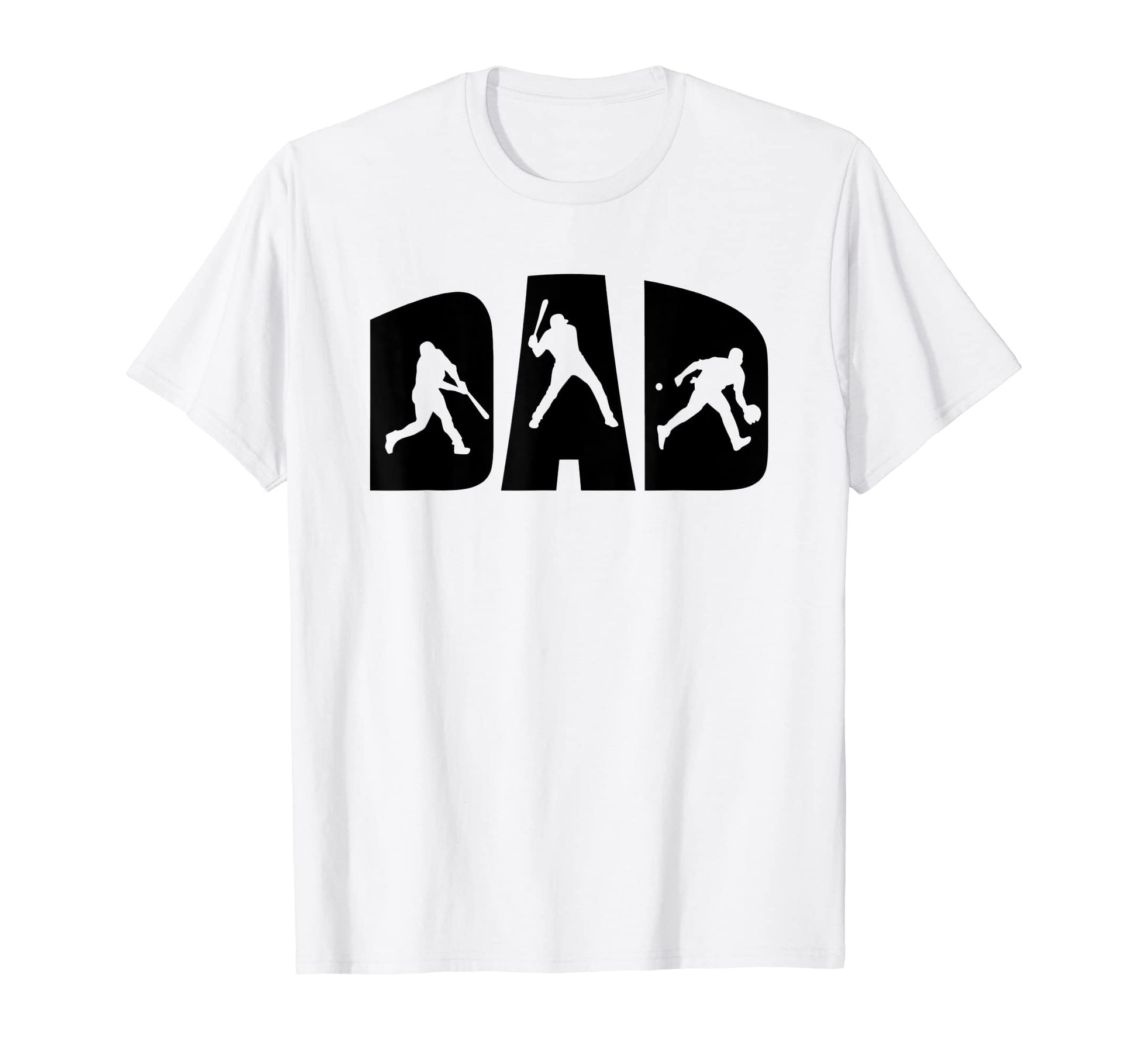 Mens Baseball Dad Daddy Softball T-Shirt - Aesthetic Graphic for Adults - T-Shirt, Sweatshirt, Hoodie