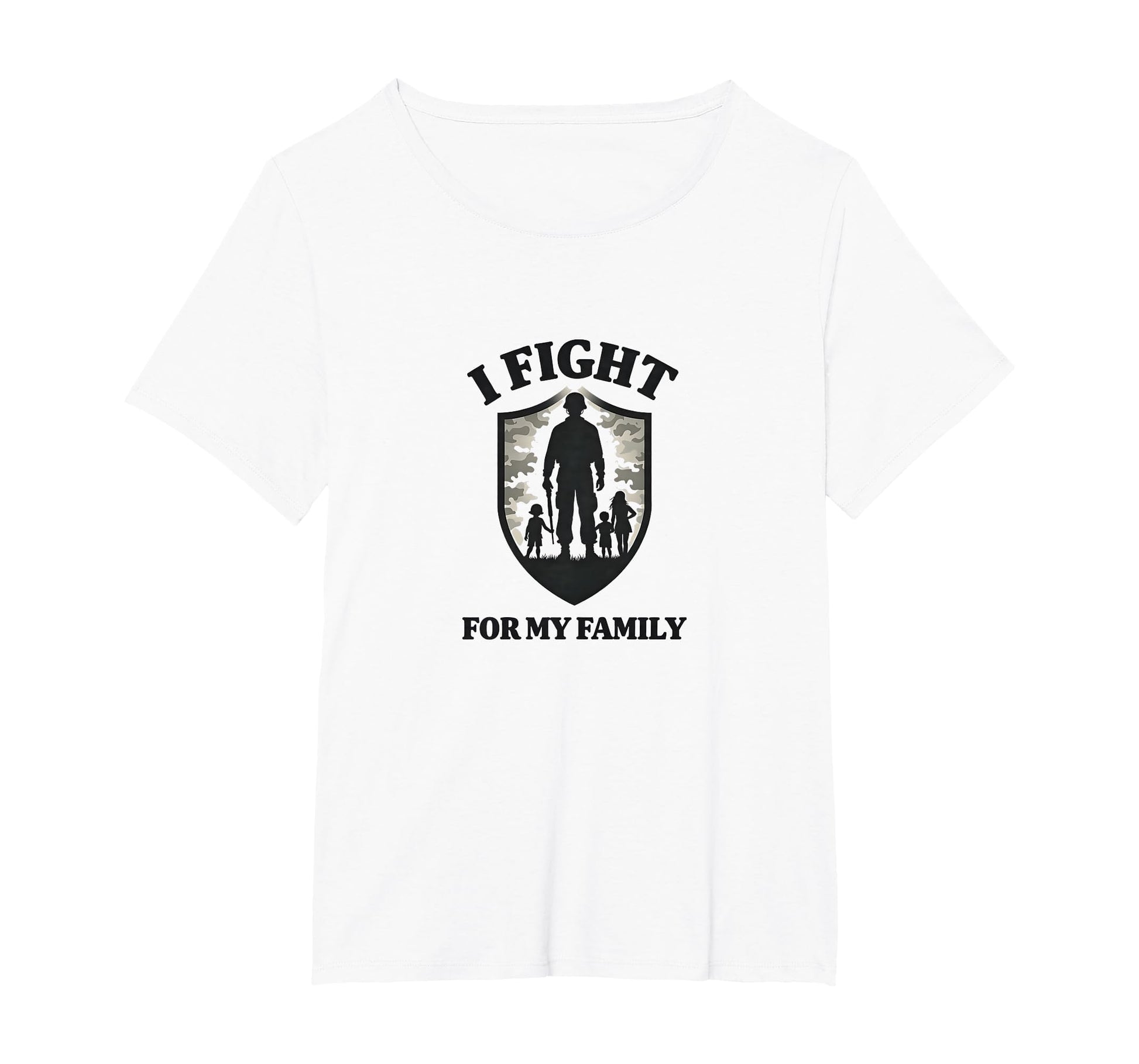 Army Dads I Fight My Family Military T-Shirt - Minimalist Print Men Women - T-Shirt, Sweatshirt, Hoodie