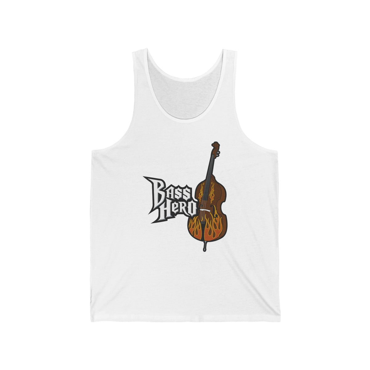 Bass Hero Unisex Tank - Adult & Kids T-Shirts, Sweatshirts & Hoodies apparel design preview 1