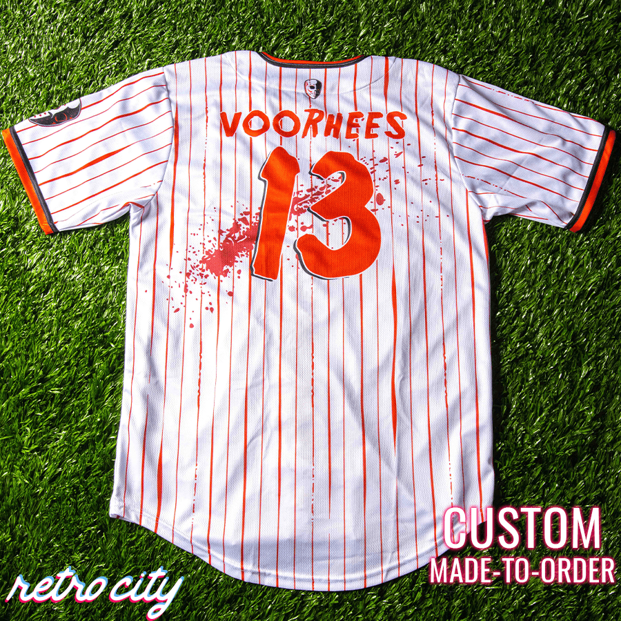 Camp Crystal Lake Jason Voorhees Custom Baseball Jersey baseball jersey product view 5