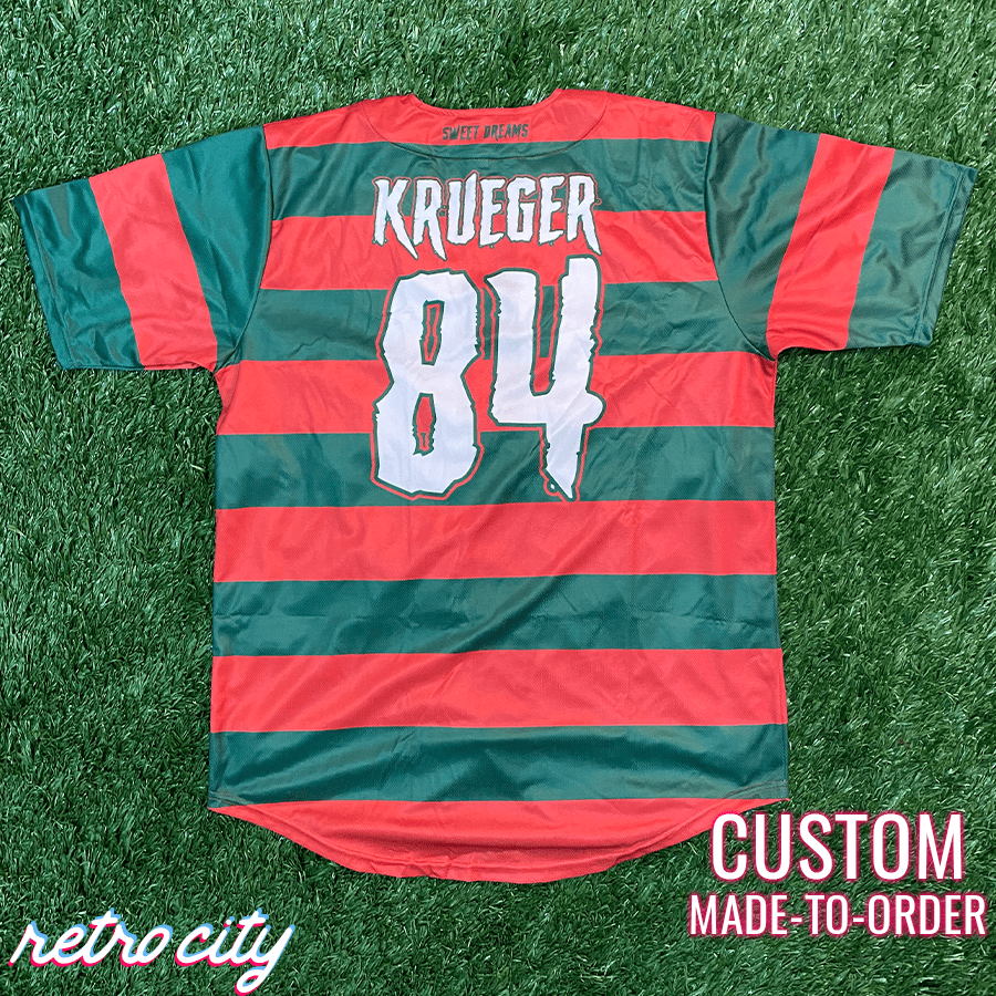 Elm Street Sweet Dreams Custom Baseball Jersey baseball jersey product view 5