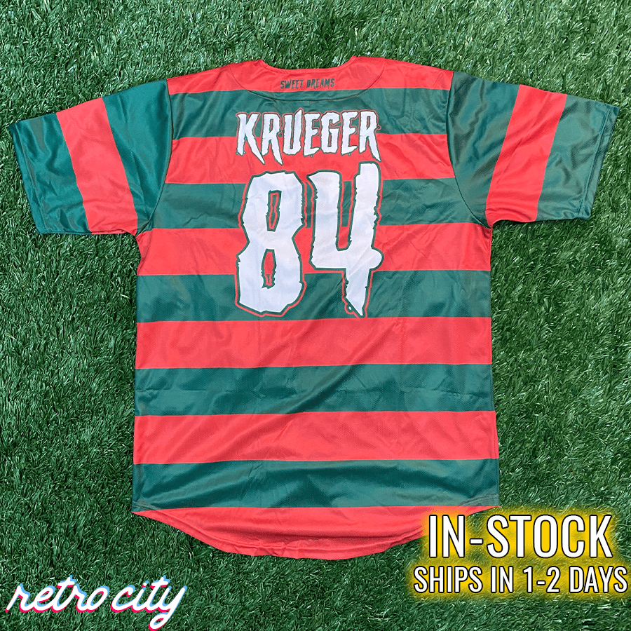 Elm Street Sweet Dreams Custom Baseball Jersey *IN-STOCK* baseball jersey product view 5
