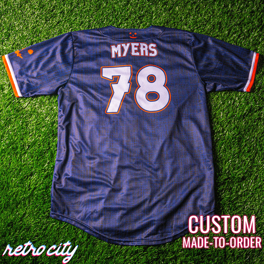 Haddonfield Halloween Custom Baseball Jersey baseball jersey product view 5