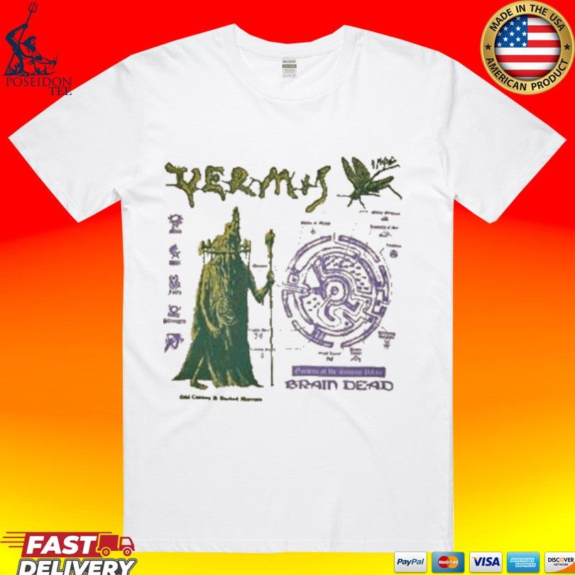 Brain Dead Fantasy Games Vermis Old Curses T-shirt Unisex T-shirt, Sweatshirt, Hoodie, Long Sleeve Tee - T-Shirt, Sweatshirt, Hoodie
