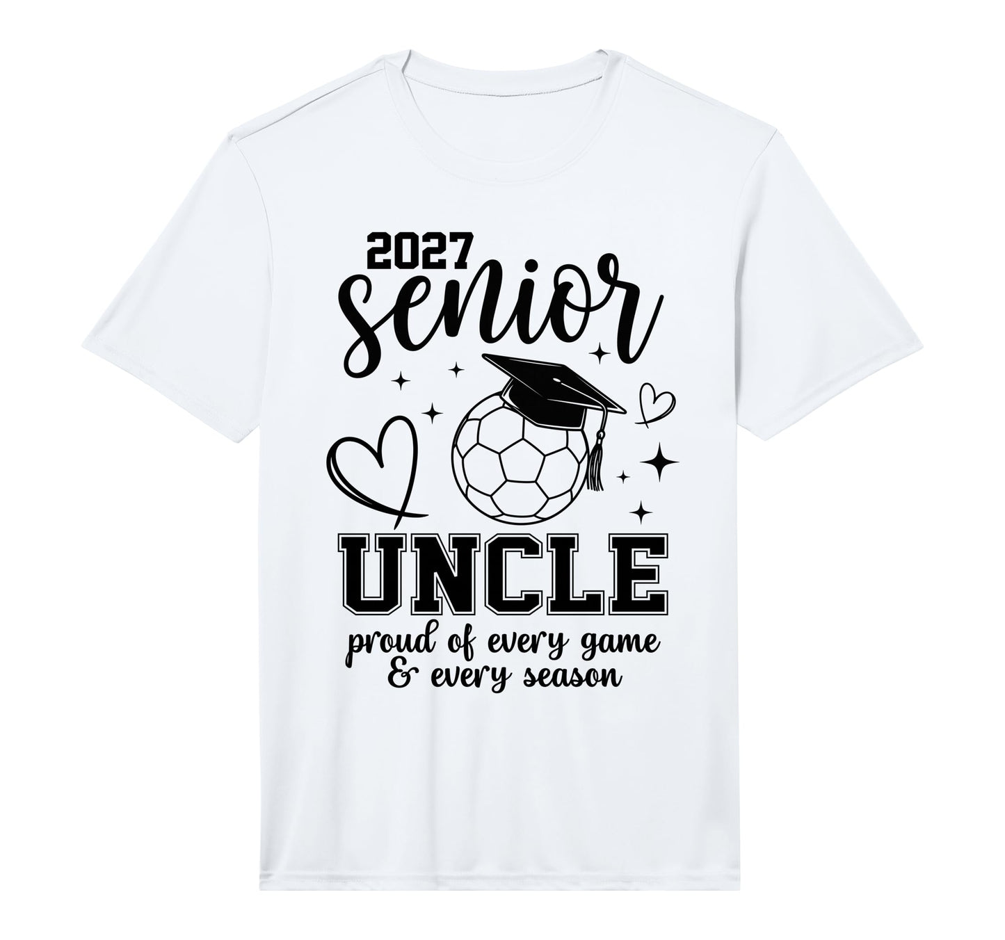 2027 Senior Soccer Uncle Proud Family T-Shirt - Unique Graphic Unisex - T-Shirt, Sweatshirt, Hoodie