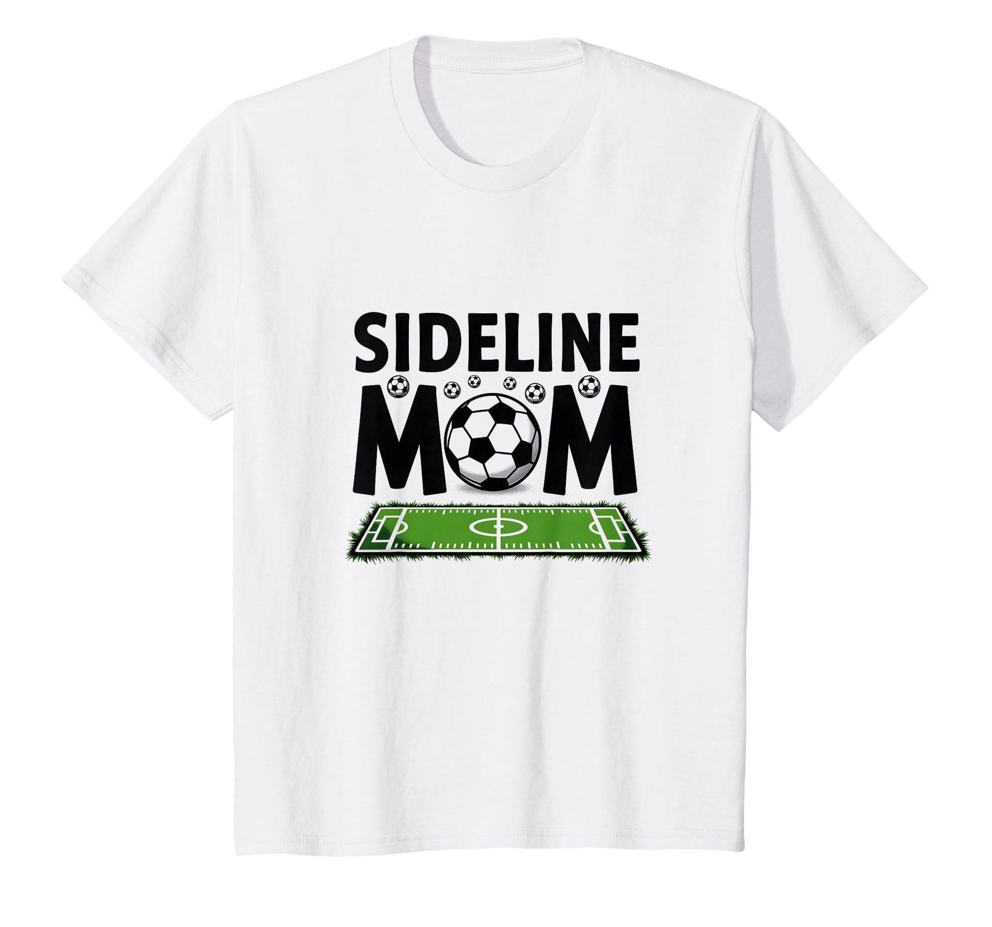 Soccer Mom Flag Football Sideline Sweatshirt - Trendy Graphic Unisex - T-Shirt, Sweatshirt, Hoodie