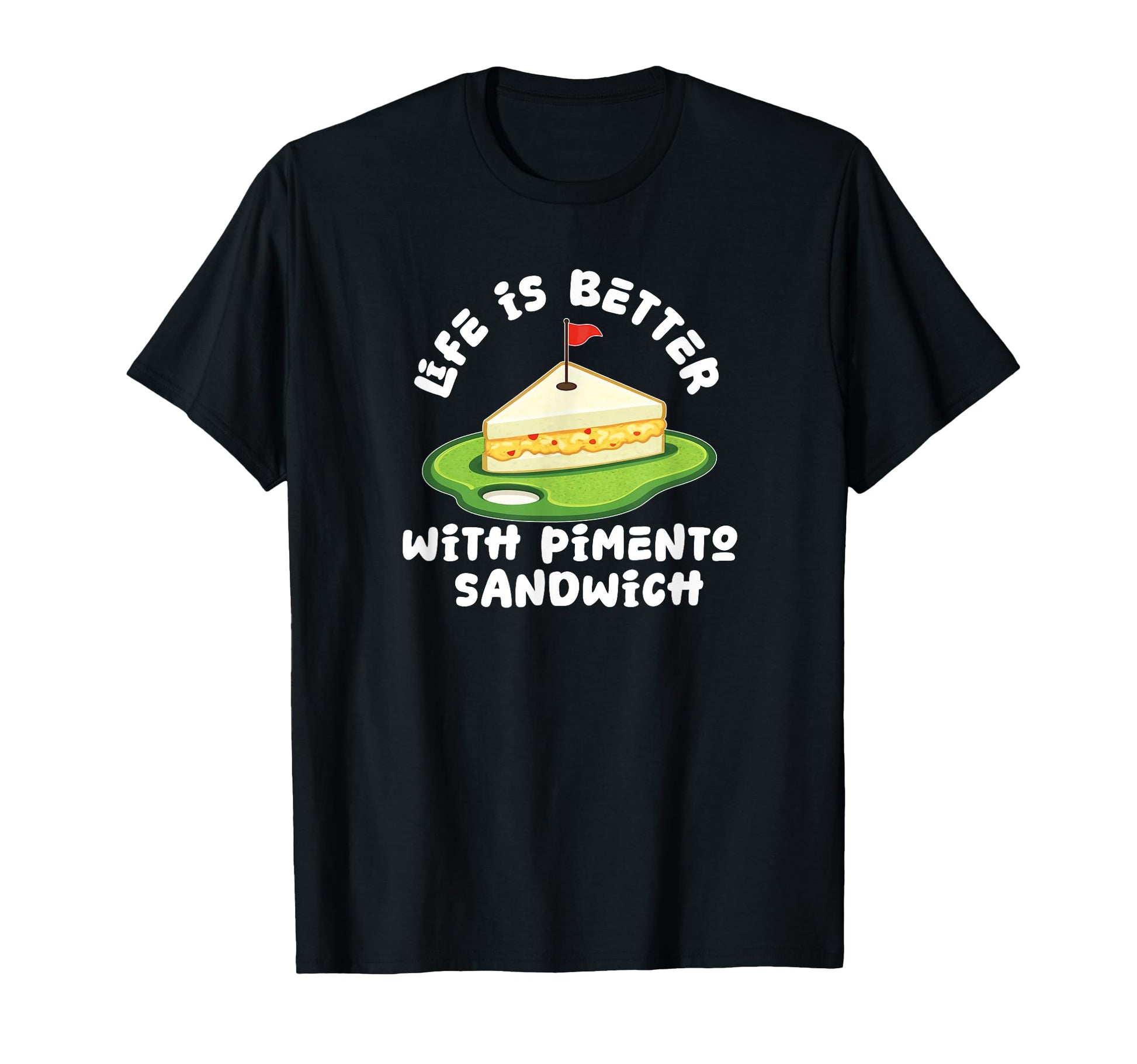 Pimento Cheese Sandwich Golf Dad Husband T-Shirt - Trendy Graphic Unisex - T-Shirt, Sweatshirt, Hoodie