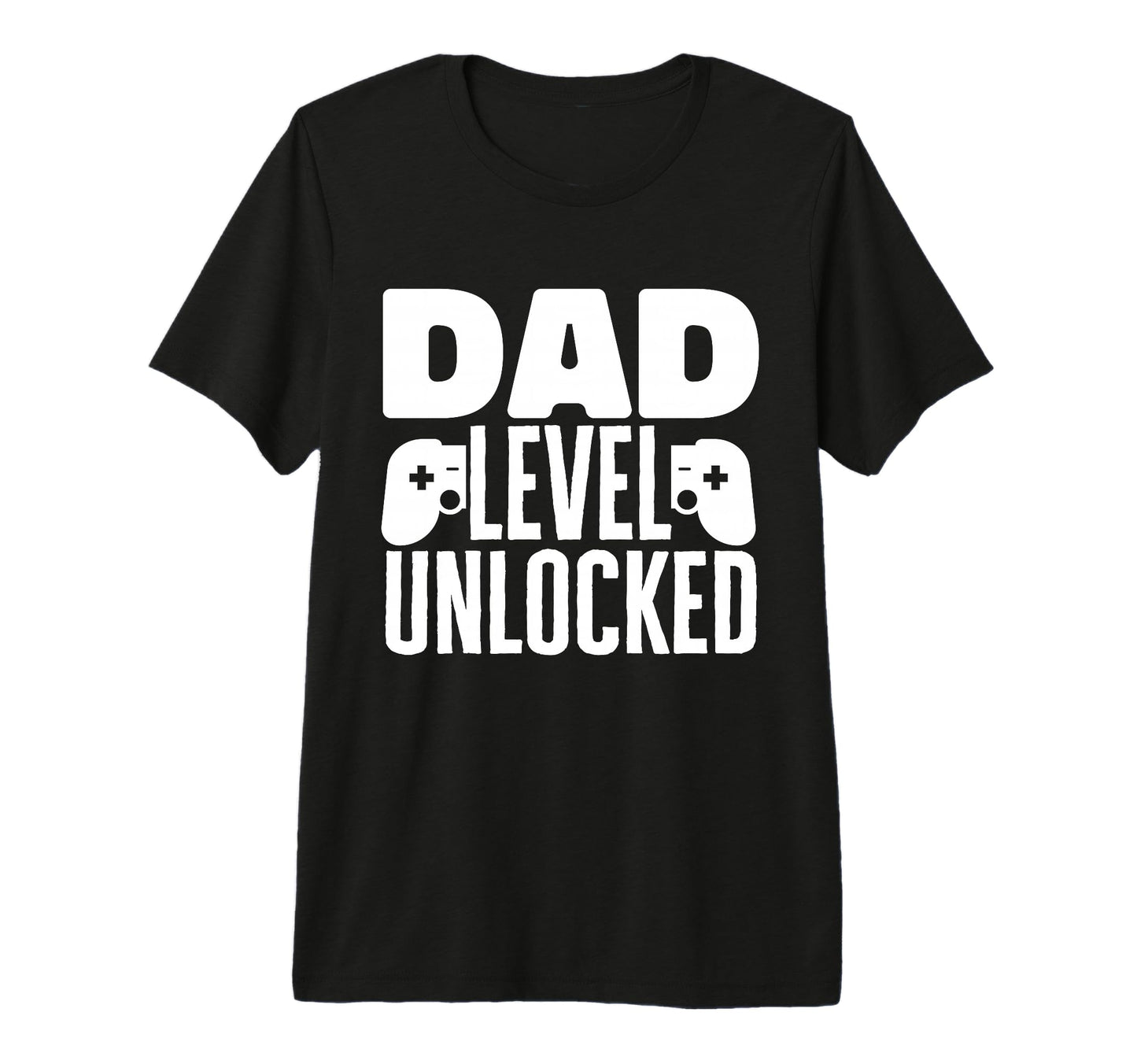 Mens Funny Dad Level Unlocked Fathers T-Shirt - Fun Novelty Design Unisex - T-Shirt, Sweatshirt, Hoodie