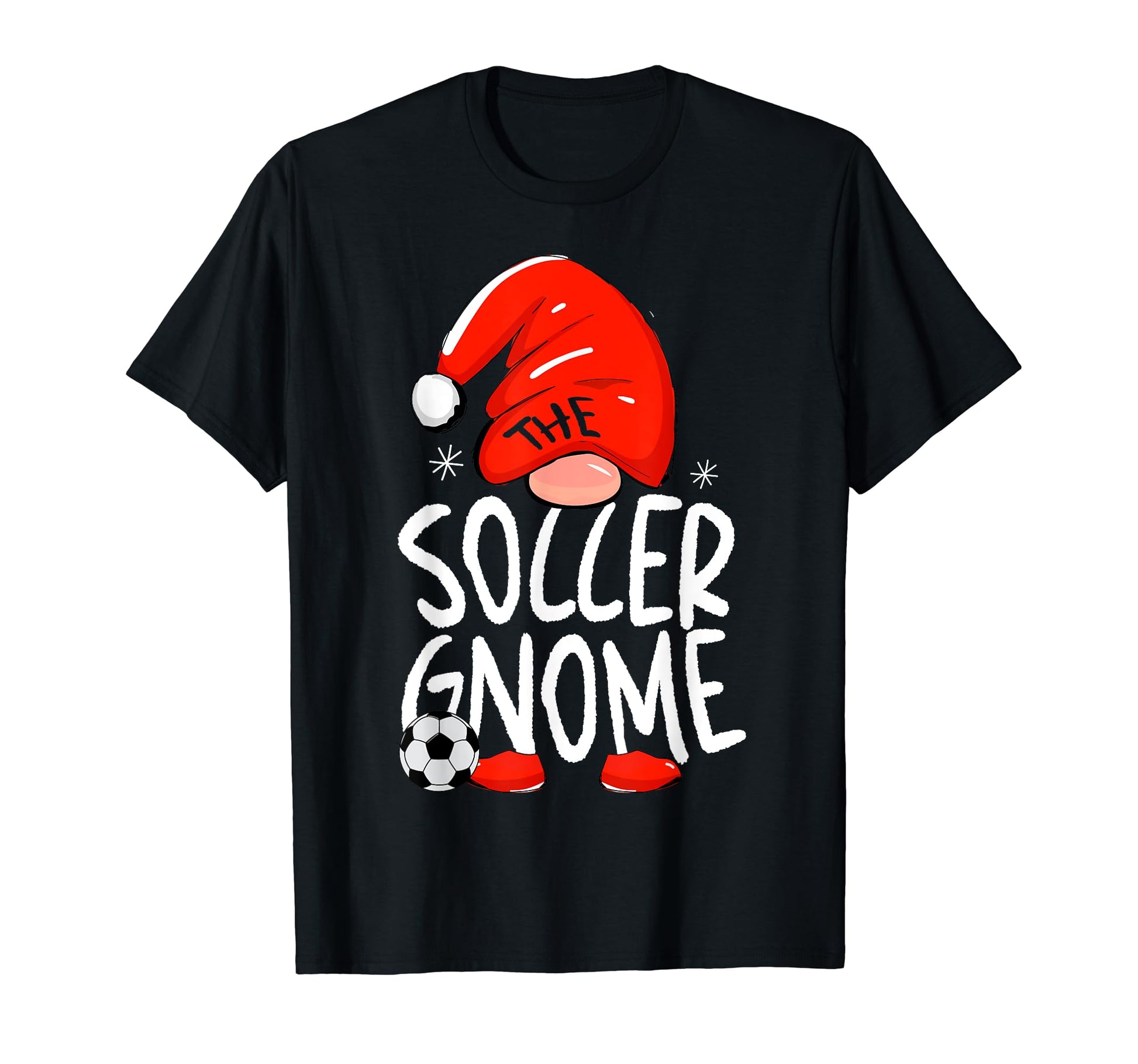 Soccer Gnome Funny Family Matching Sports T-Shirt - Minimalist Print Unisex - T-Shirt, Sweatshirt, Hoodie