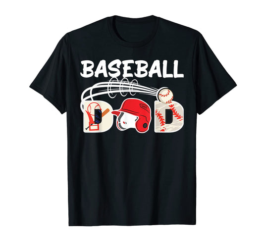 Baseball Dad Baseball Lover Father T-Shirt - Aesthetic Graphic for Adults - T-Shirt, Sweatshirt, Hoodie