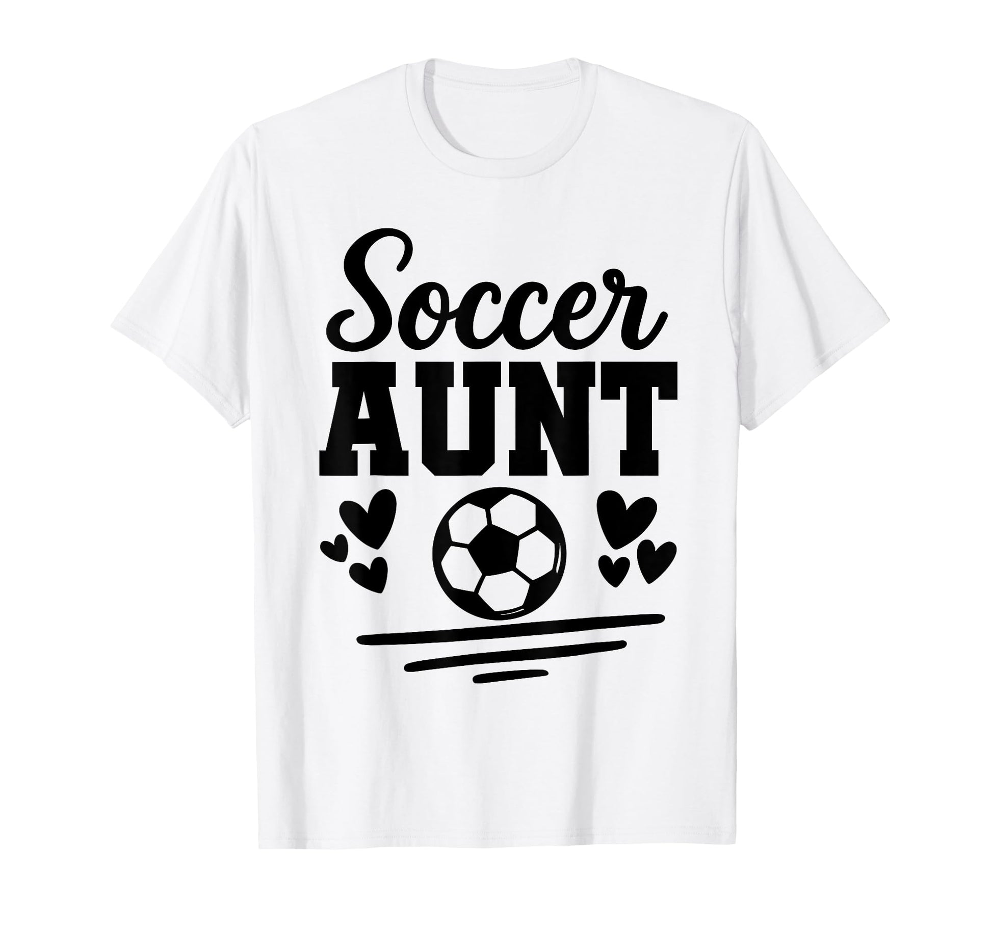 Soccer Aunt Soccer Player Matching Family T-Shirt - Minimalist Print Unisex - T-Shirt, Sweatshirt, Hoodie