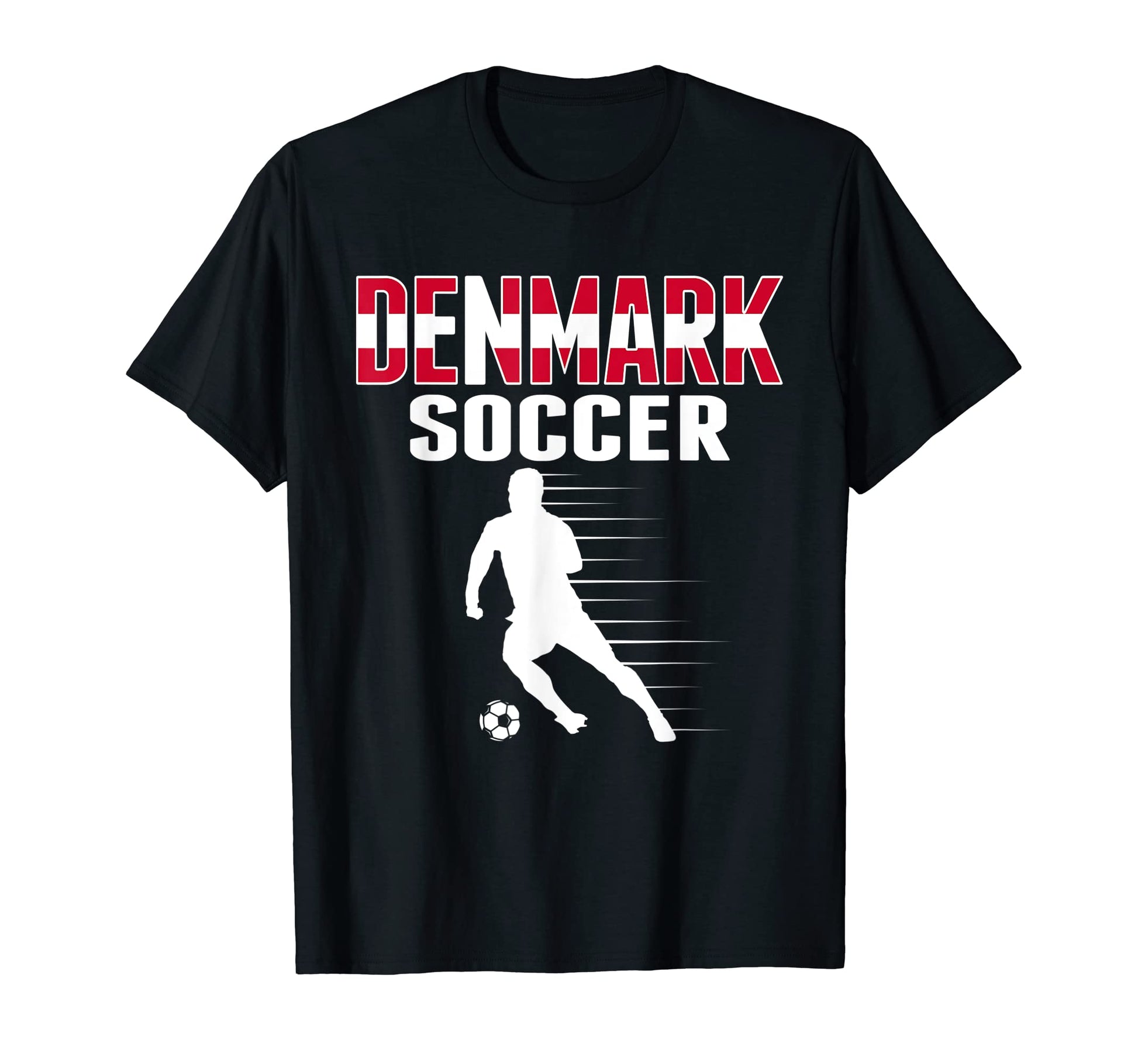 Denmark Soccer Fans Jersey Proud T-Shirt - Minimalist Print Men Women - T-Shirt, Sweatshirt, Hoodie