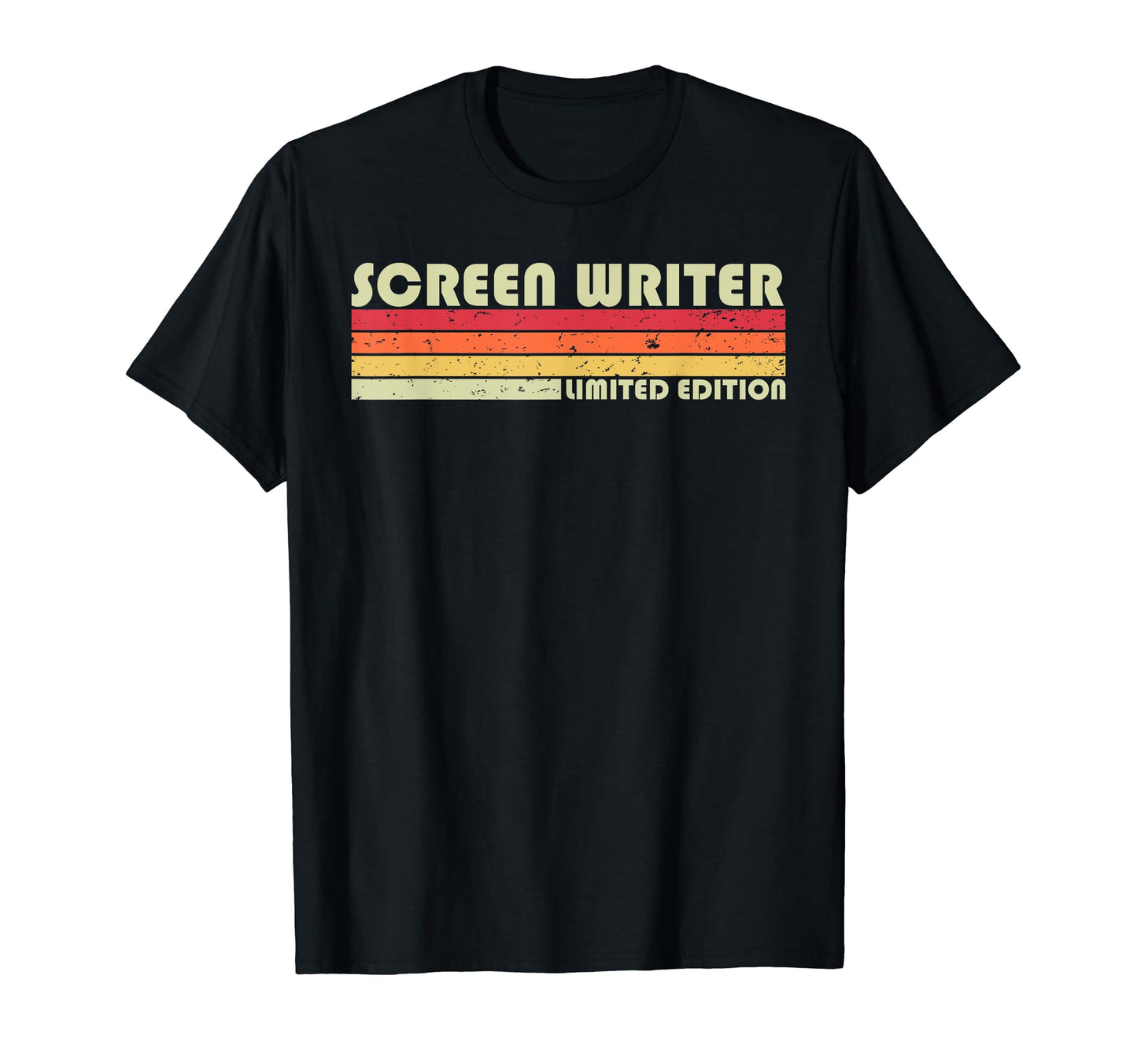 Screen Writer Funny Job Title T-Shirt - Minimalist Print Men Women - T-Shirt, Sweatshirt, Hoodie