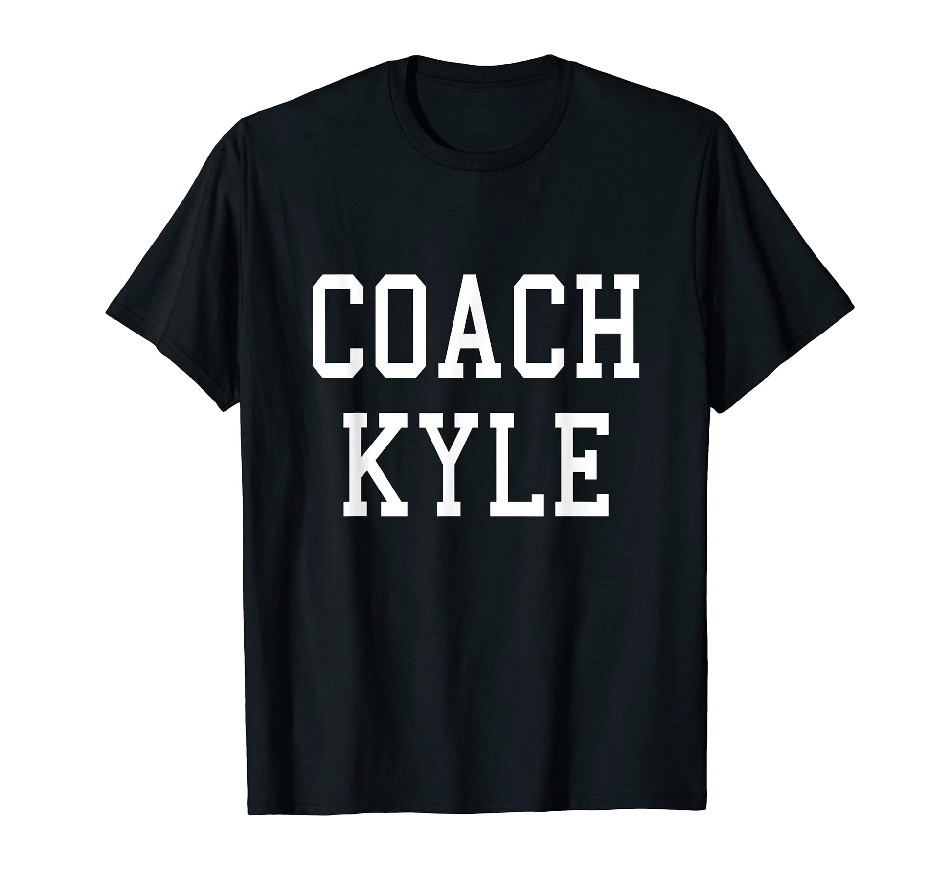 Coach Kyle Custom Football Soccer T-Shirt - Minimalist Print Unisex - T-Shirt, Sweatshirt, Hoodie