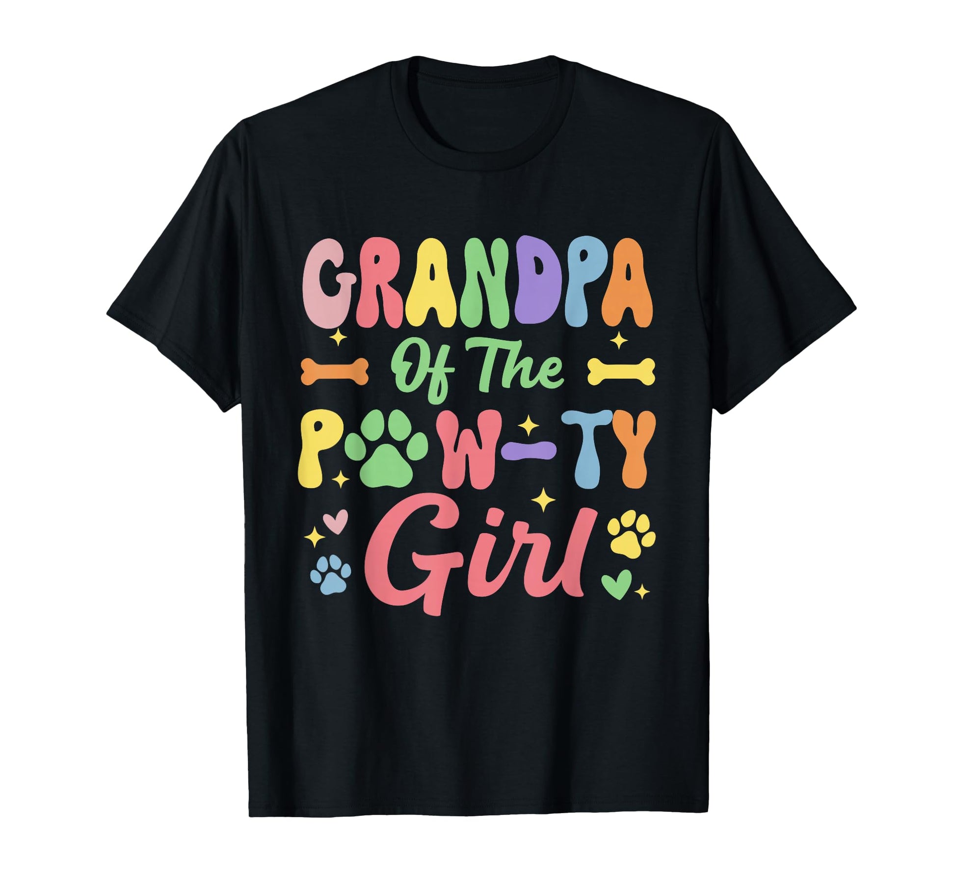 Grandpa Birthday Paw Ty Dog Theme Family T-Shirt - Streetwear Style Unisex - T-Shirt, Sweatshirt, Hoodie