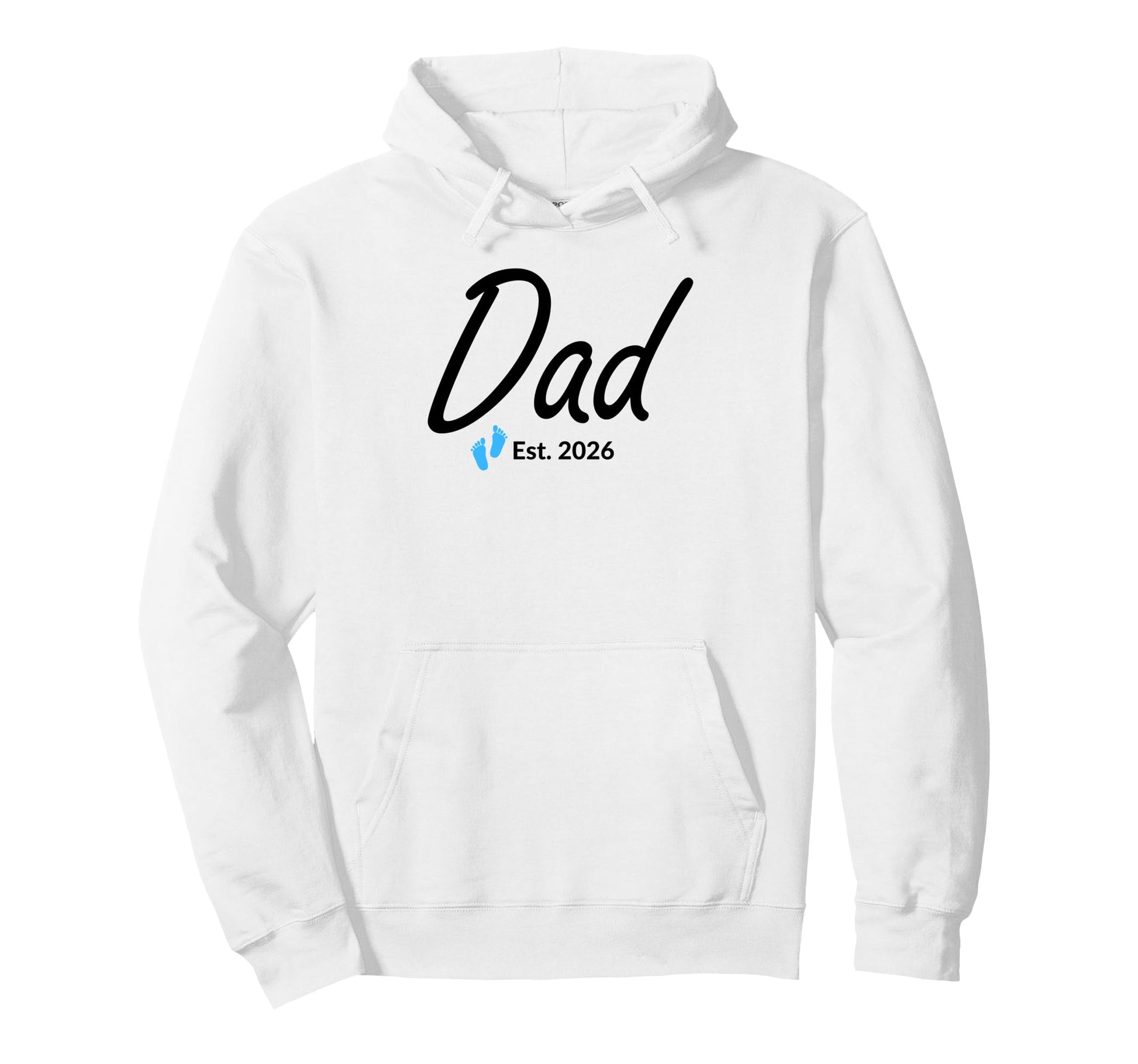New Dad Established 2026 Hoodie - Casual Everyday Wear Unisex - T-Shirt, Sweatshirt, Hoodie