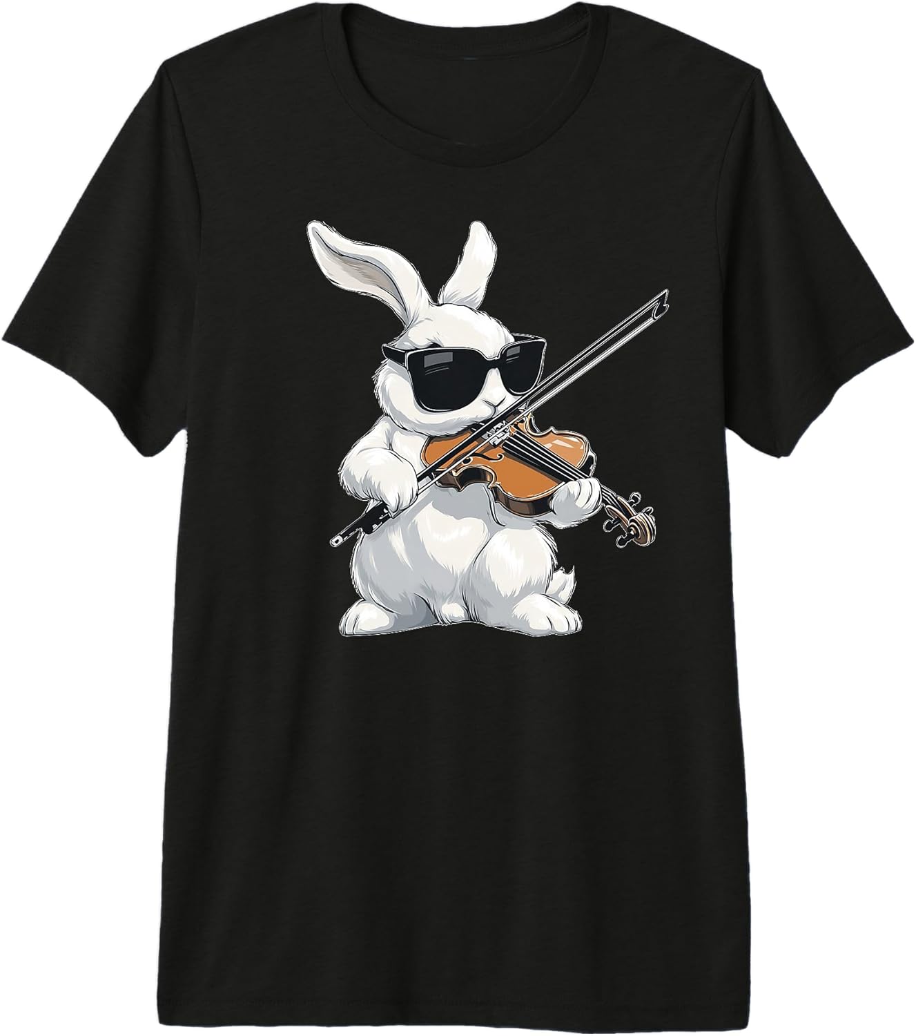 Violin Instrument Rabbit Easter Bunny Gifts Unisex T-shirt, Sweatshirt, Hoodie, Long Sleeve Tee - T-Shirt, Sweatshirt, Hoodie