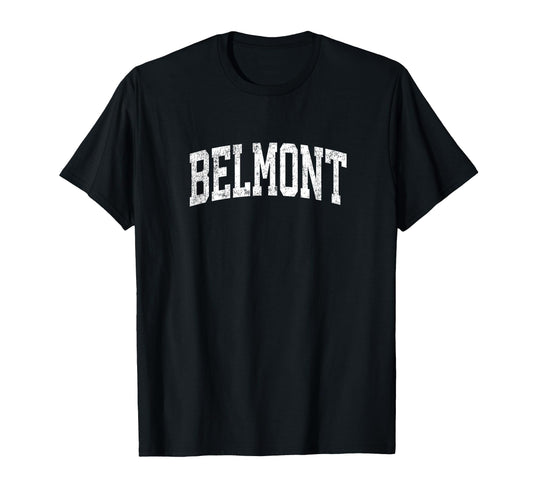 Belmont Massachusetts Ma Athletic T-Shirt - Streetwear Style Men Women - T-Shirt, Sweatshirt, Hoodie