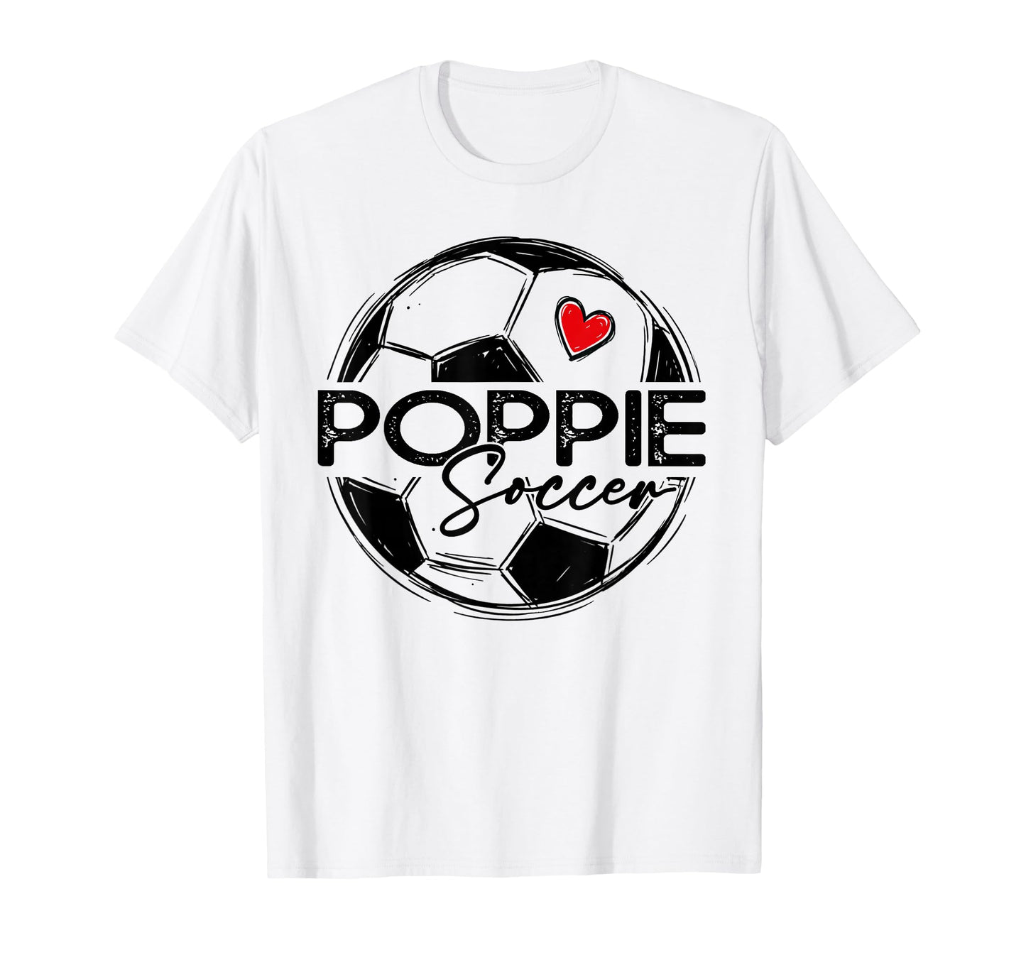 Soccer Poppie Soccer Player Family T-Shirt - Minimalist Print for Adults - T-Shirt, Sweatshirt, Hoodie