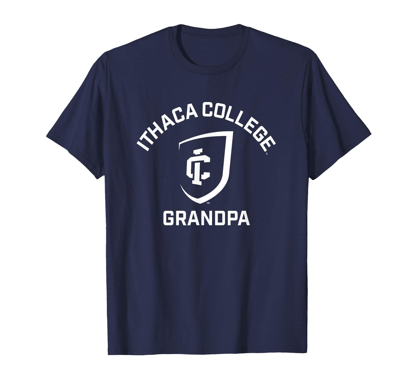 Ithaca College Bombers Arched Grandpa T-Shirt - Casual Everyday Wear Unisex - T-Shirt, Sweatshirt, Hoodie