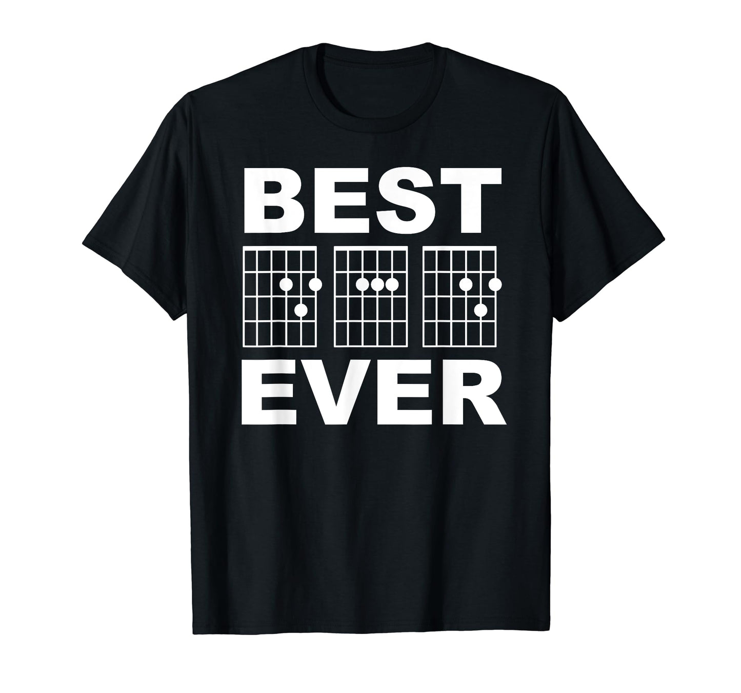 Mens Best Dad Ever Guitar Chords Musician T-Shirt - Unique Graphic Unisex - T-Shirt, Sweatshirt, Hoodie